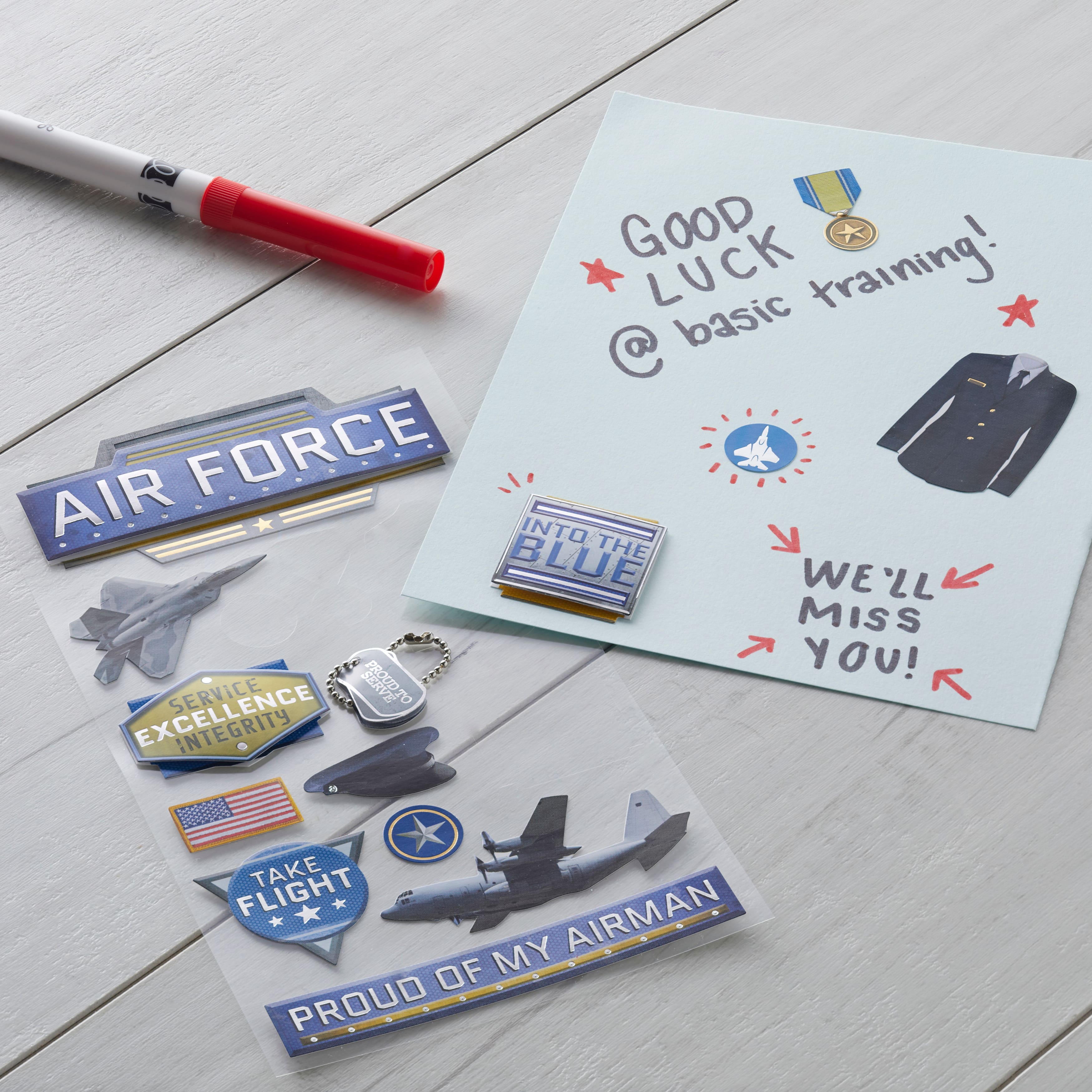 Air Force Dimensional Stickers by Recollections™
