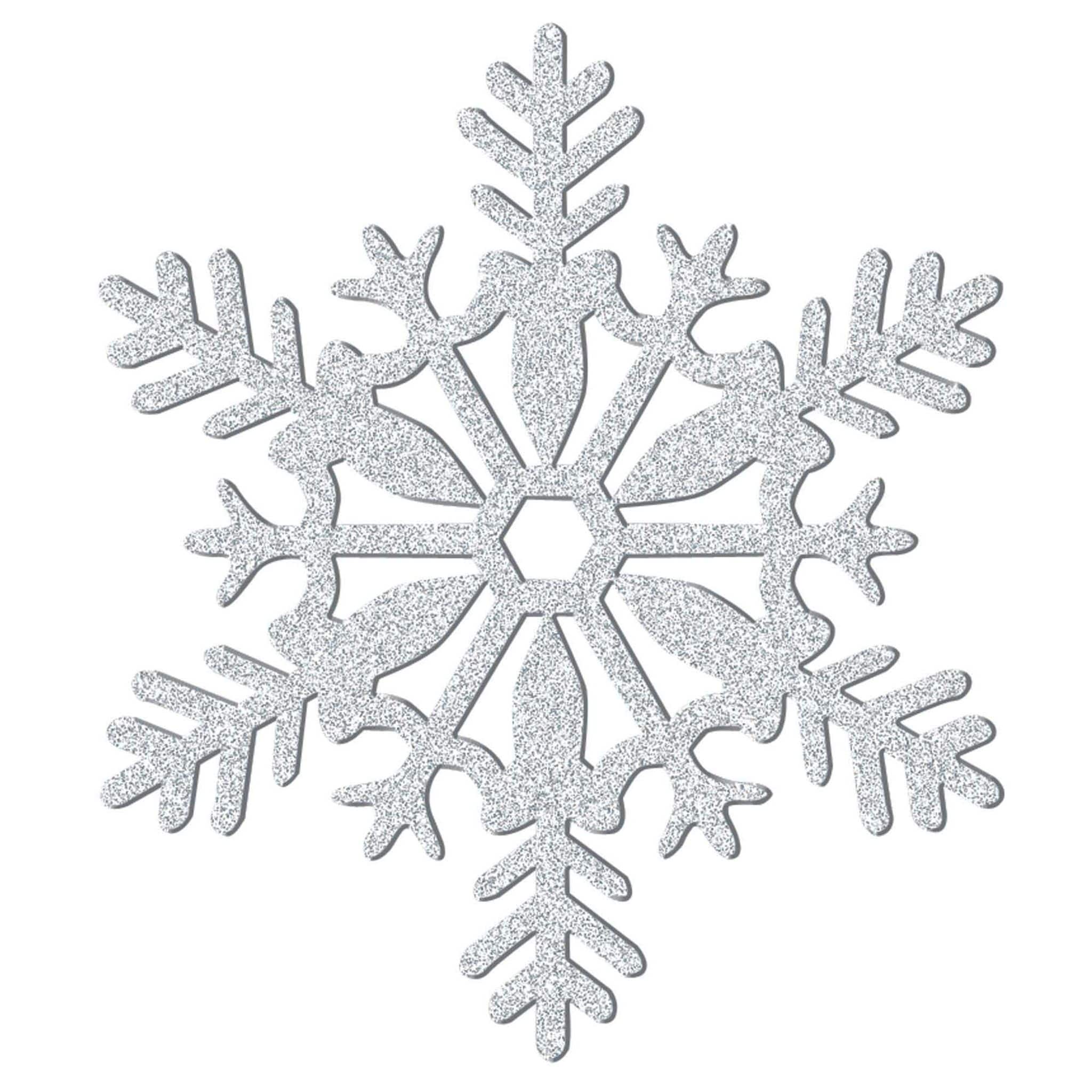 Silver snowflake from christmas decoration Vector Image