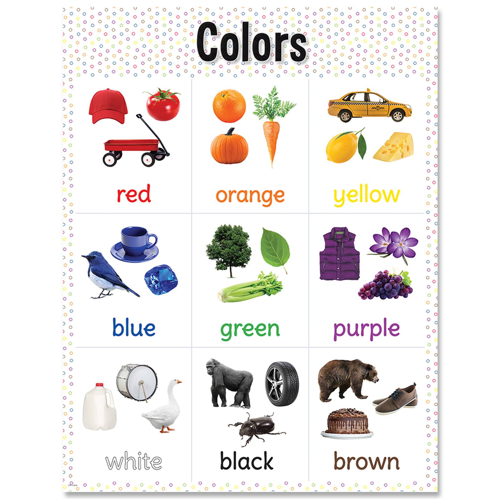 Scholastic® Teaching Resources Colors Chart, 6ct. | Michaels