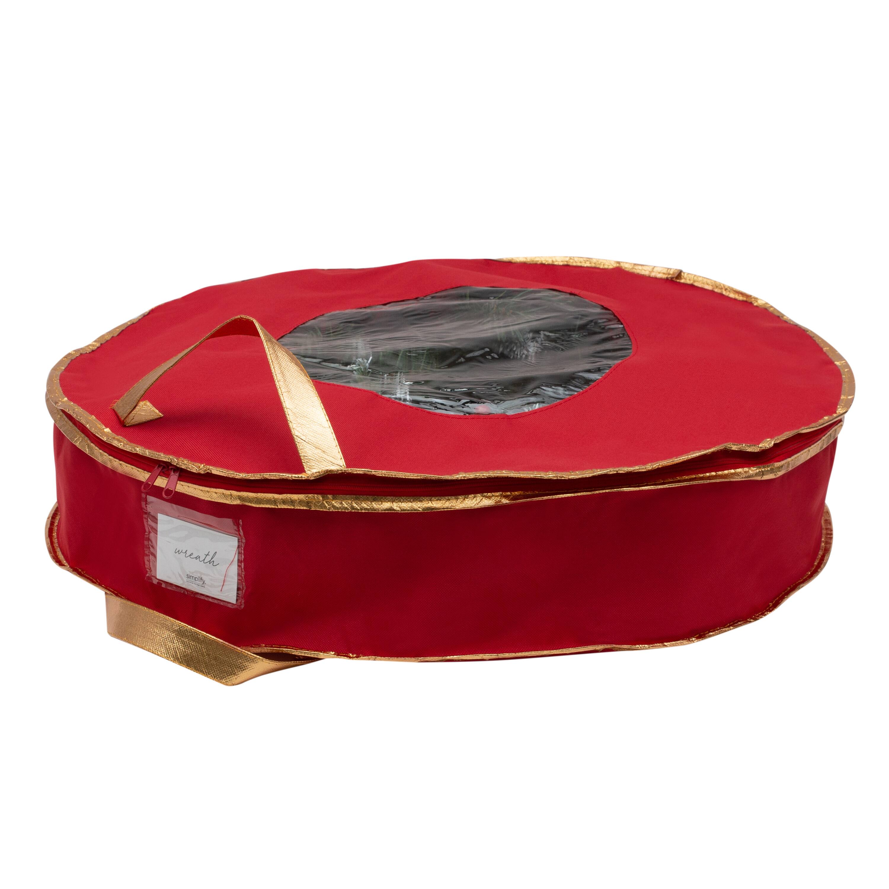 Simplify 24&#x22; Holiday Wreath Bag, 2ct.