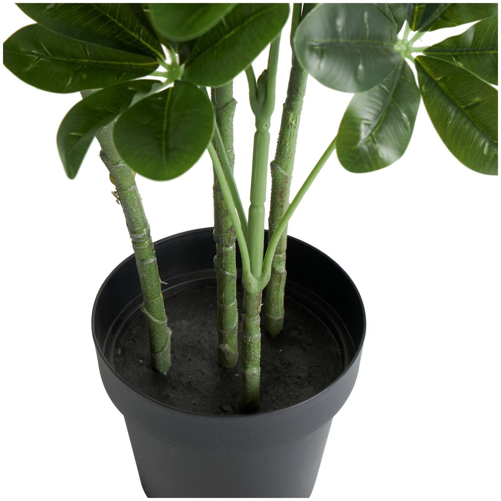 5ft. Potted Green Faux Foliage Artificial Money Tree