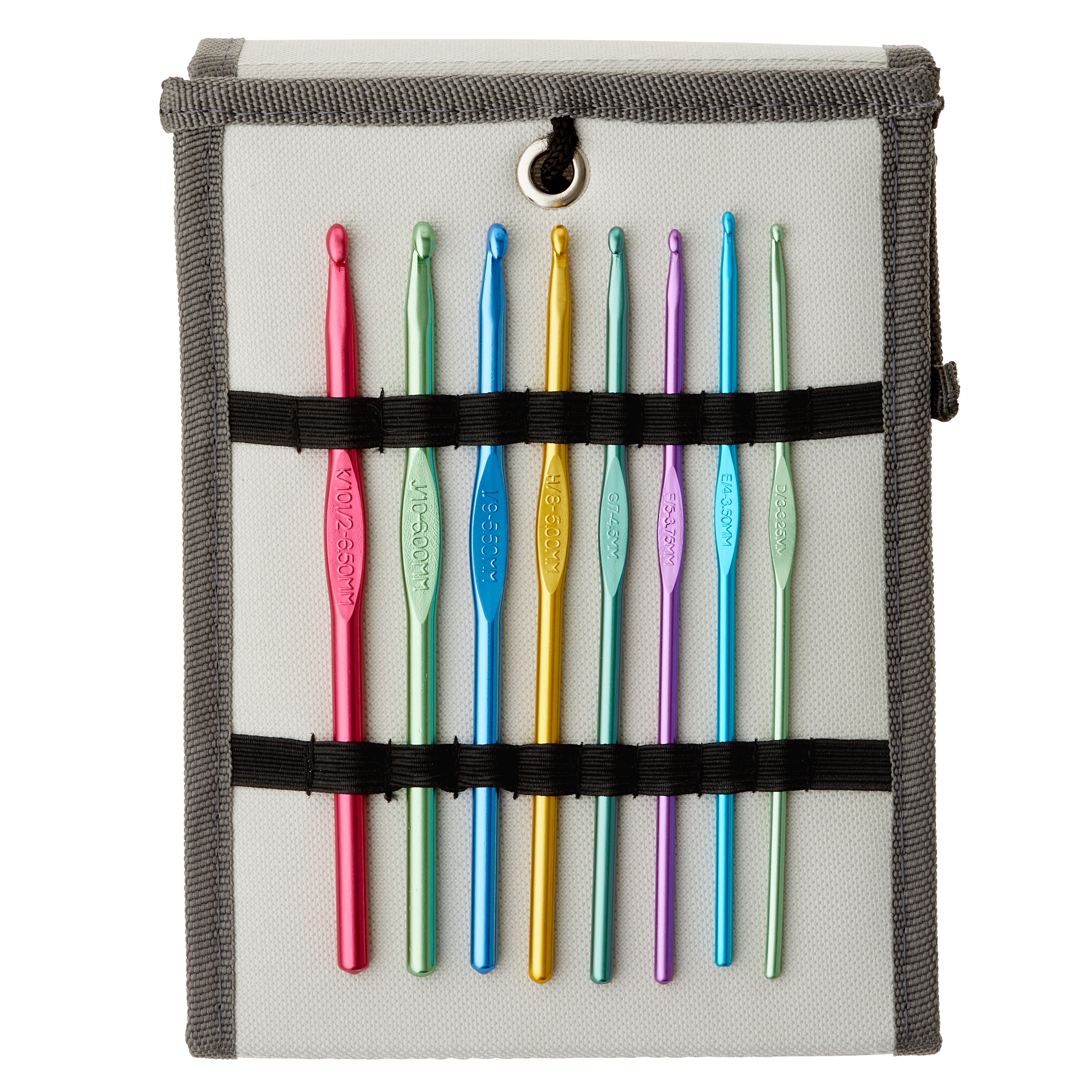 Aluminum Crochet Hook Set in Carry Case by Loops & Threads®