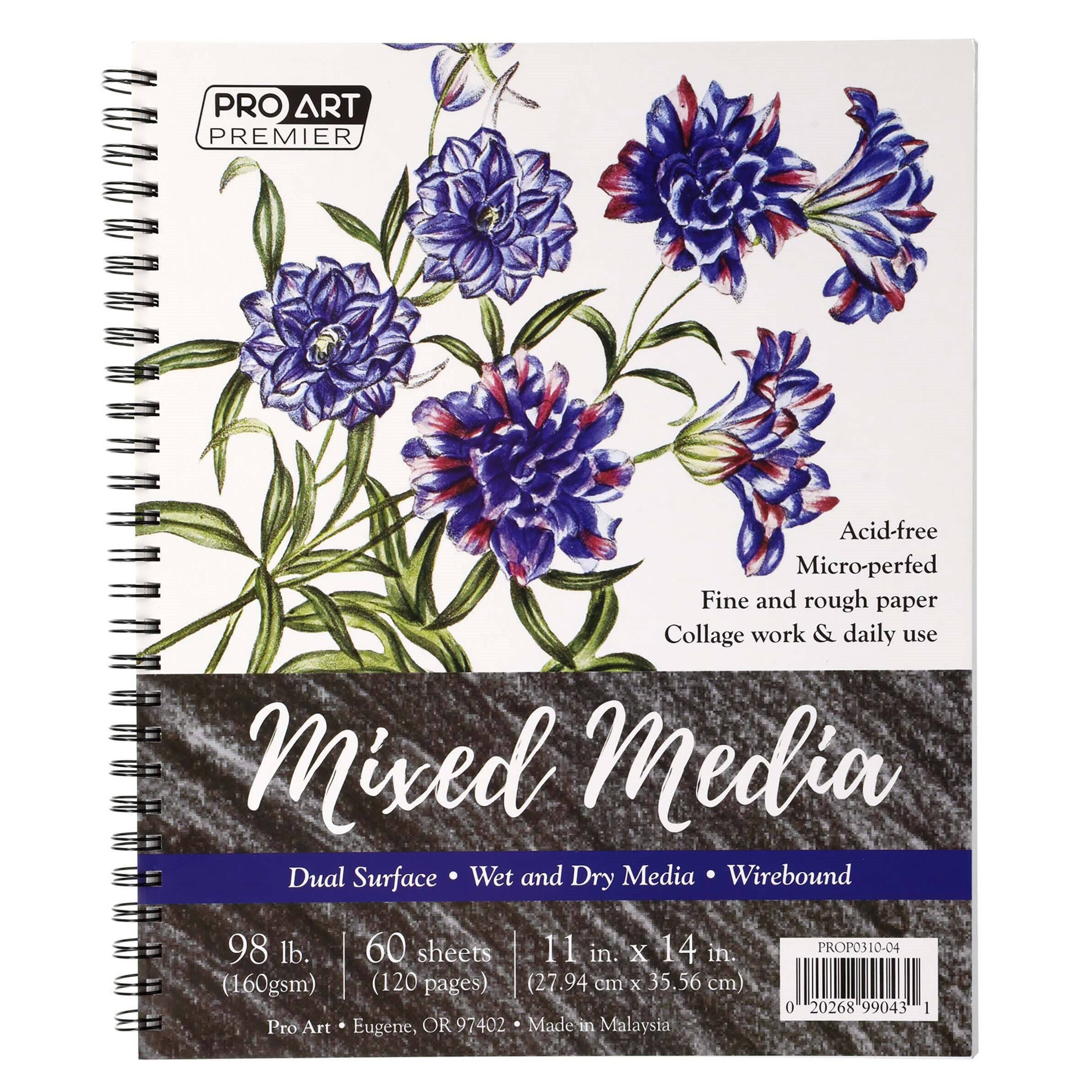 Pro Art® Premium Wire-Bound Mixed Media Pad