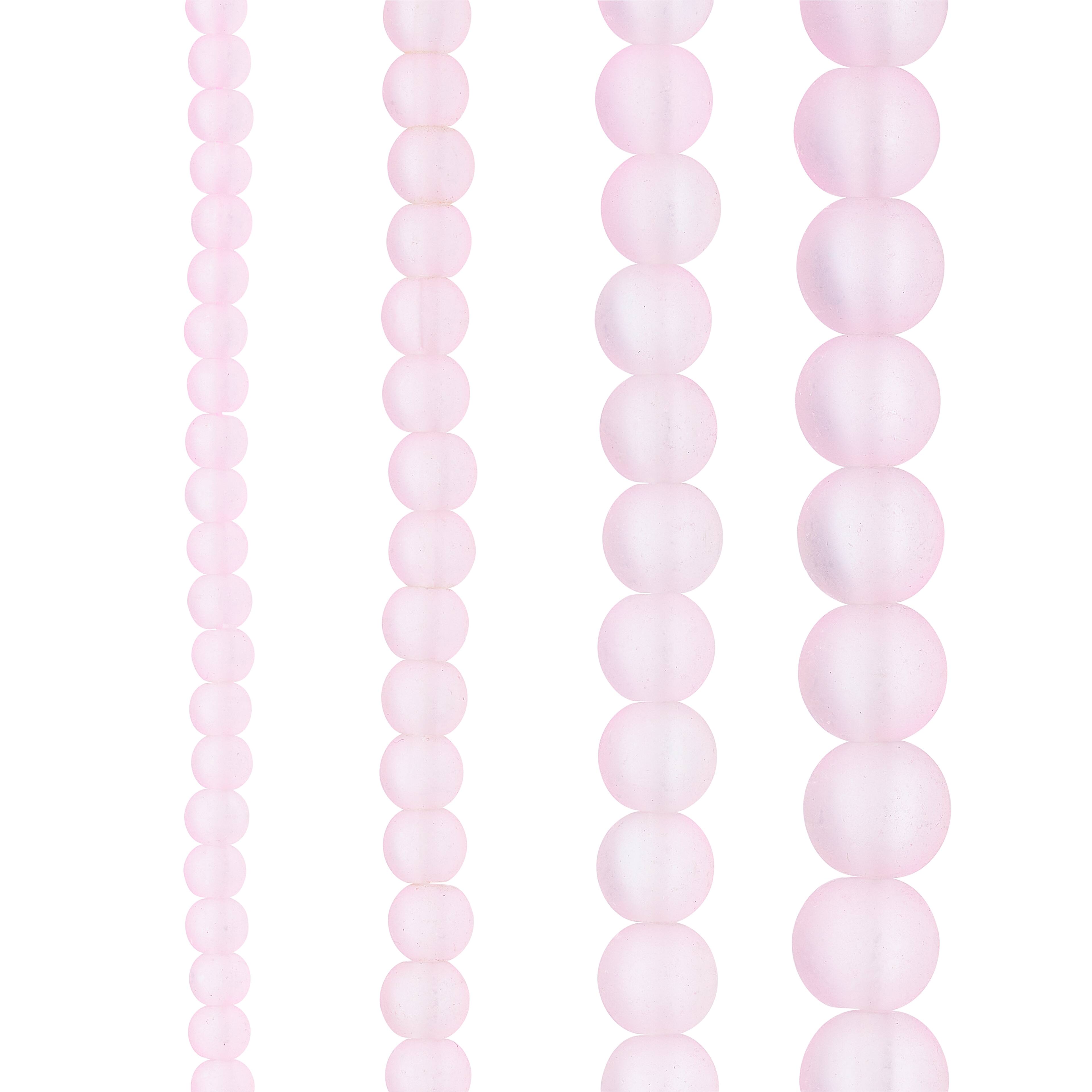 12 Pack: Matte Glass Round Beads by Bead Landing®