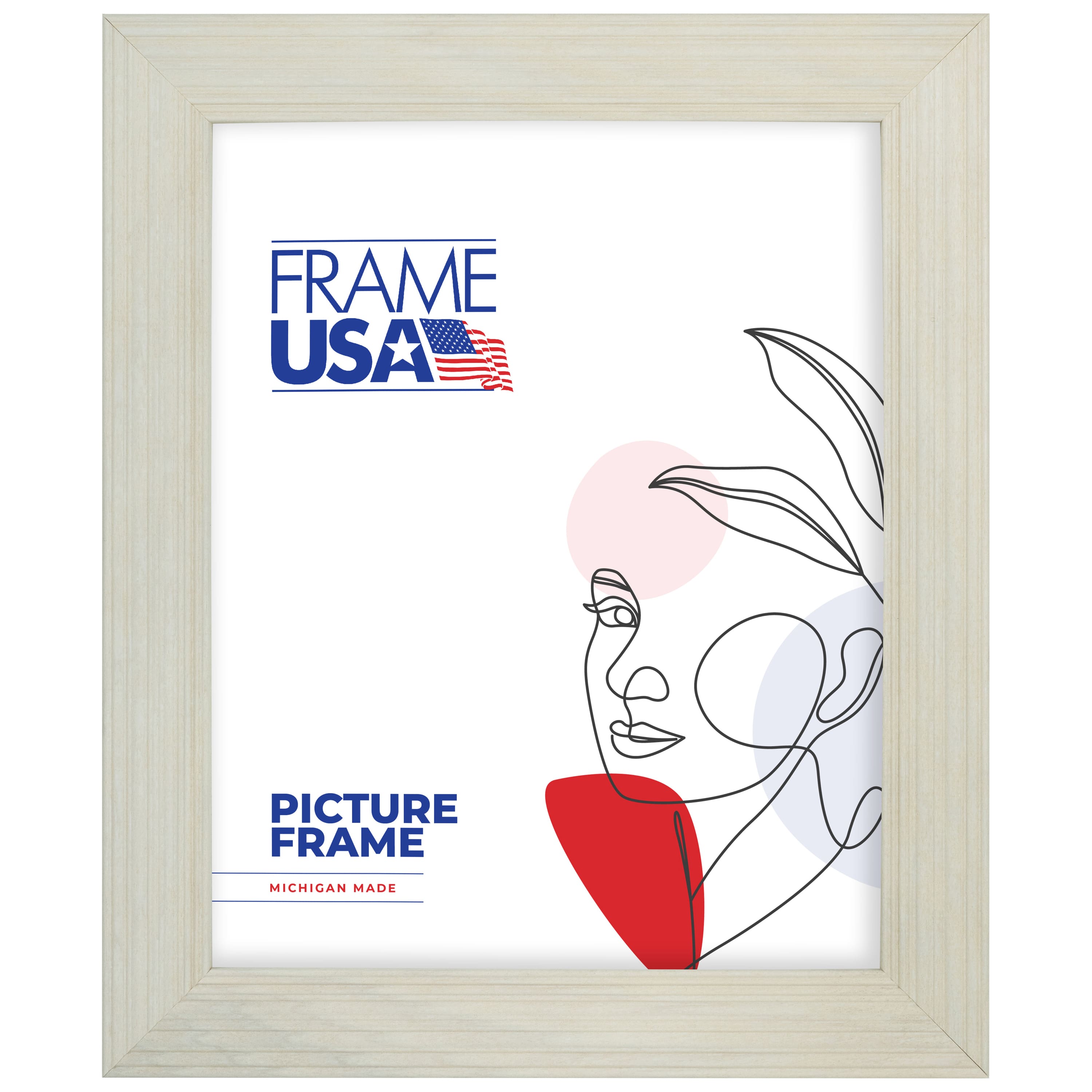 Frame USA Timber White Single Image Picture Frame