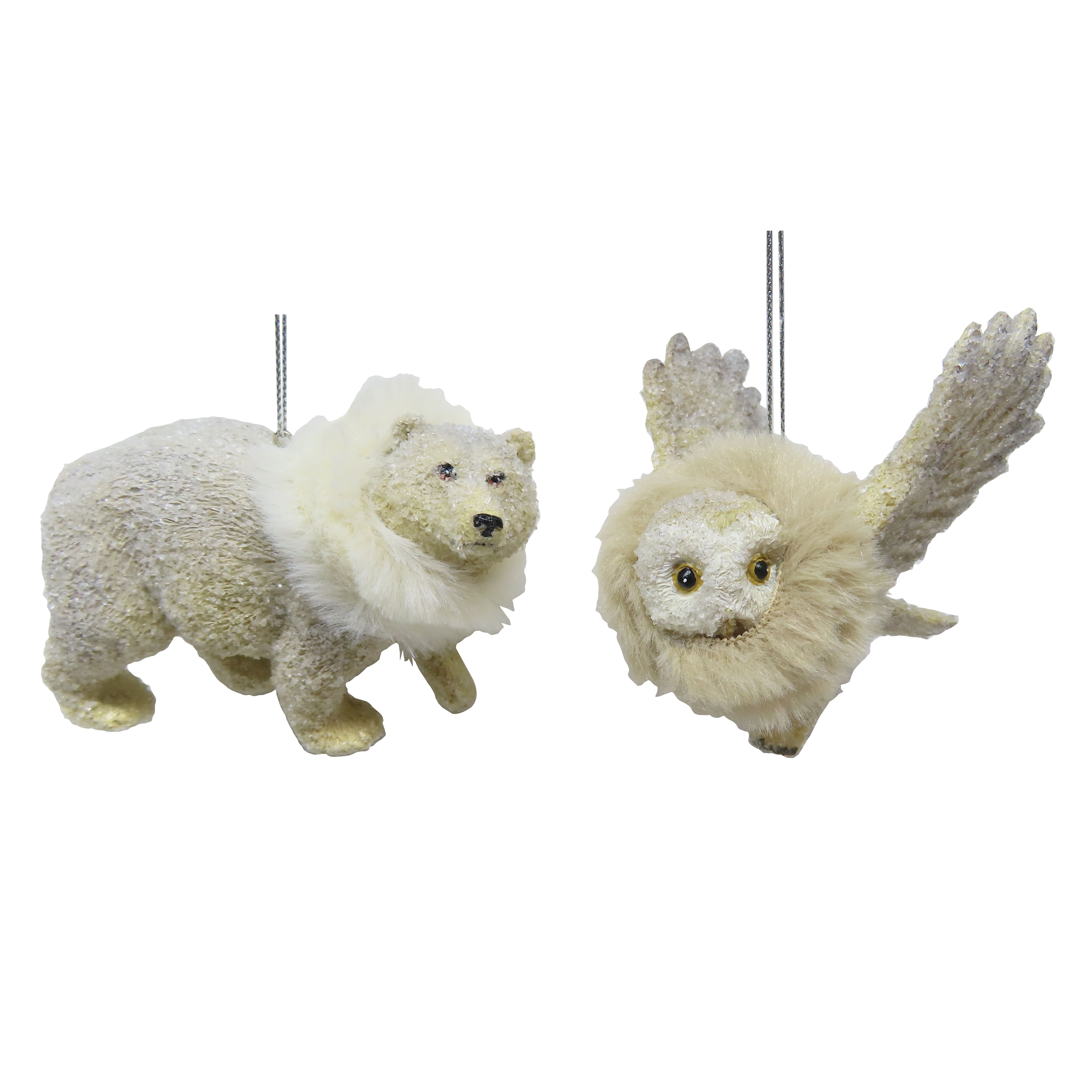Assorted 4&#x22; White Snow Animal Ornament, 1pc. by Ashland&#xAE;