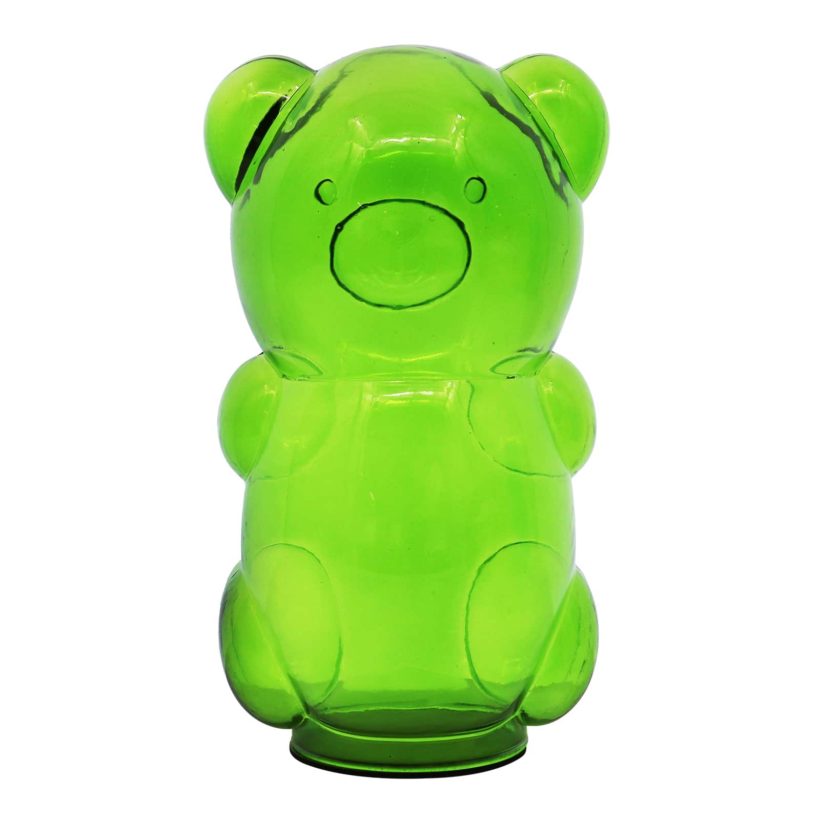 8&#x22; Green Glass Bear Tabletop D&#xE9;cor by Ashland&#xAE;