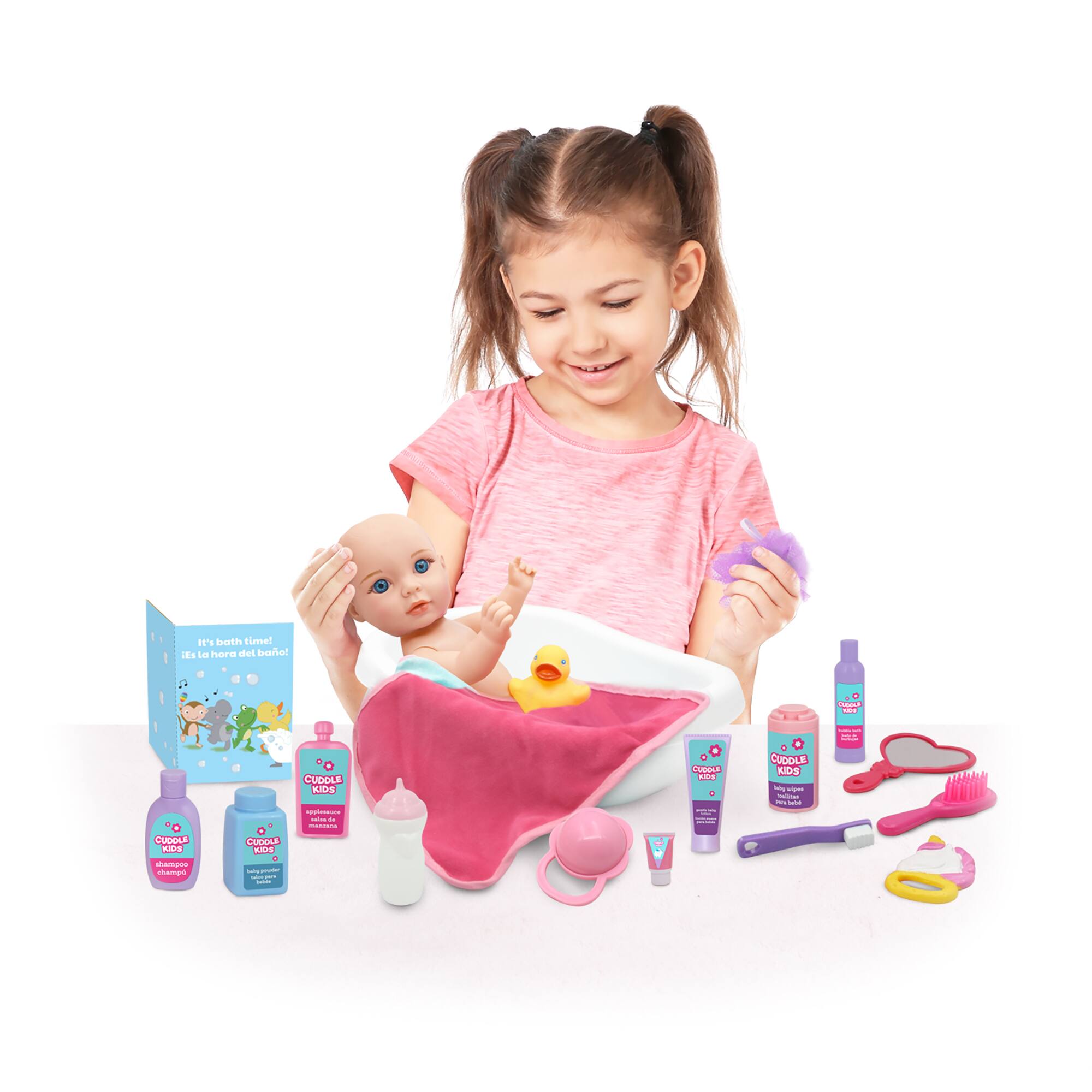 Little Darlings Baby Doll Feed &#x26; Care Deluxe Playset