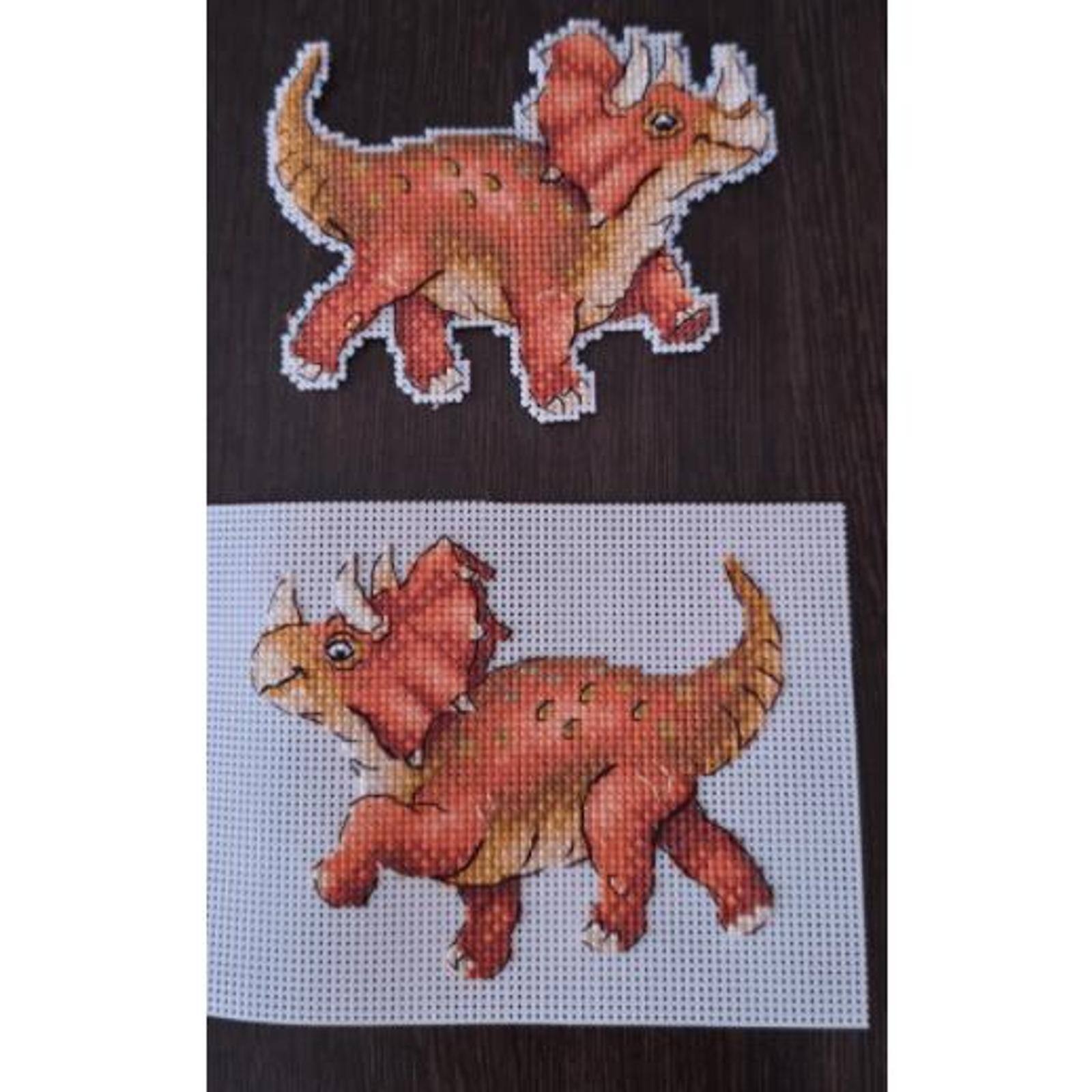 MP Studia Triceratops Cross Stitch Kit