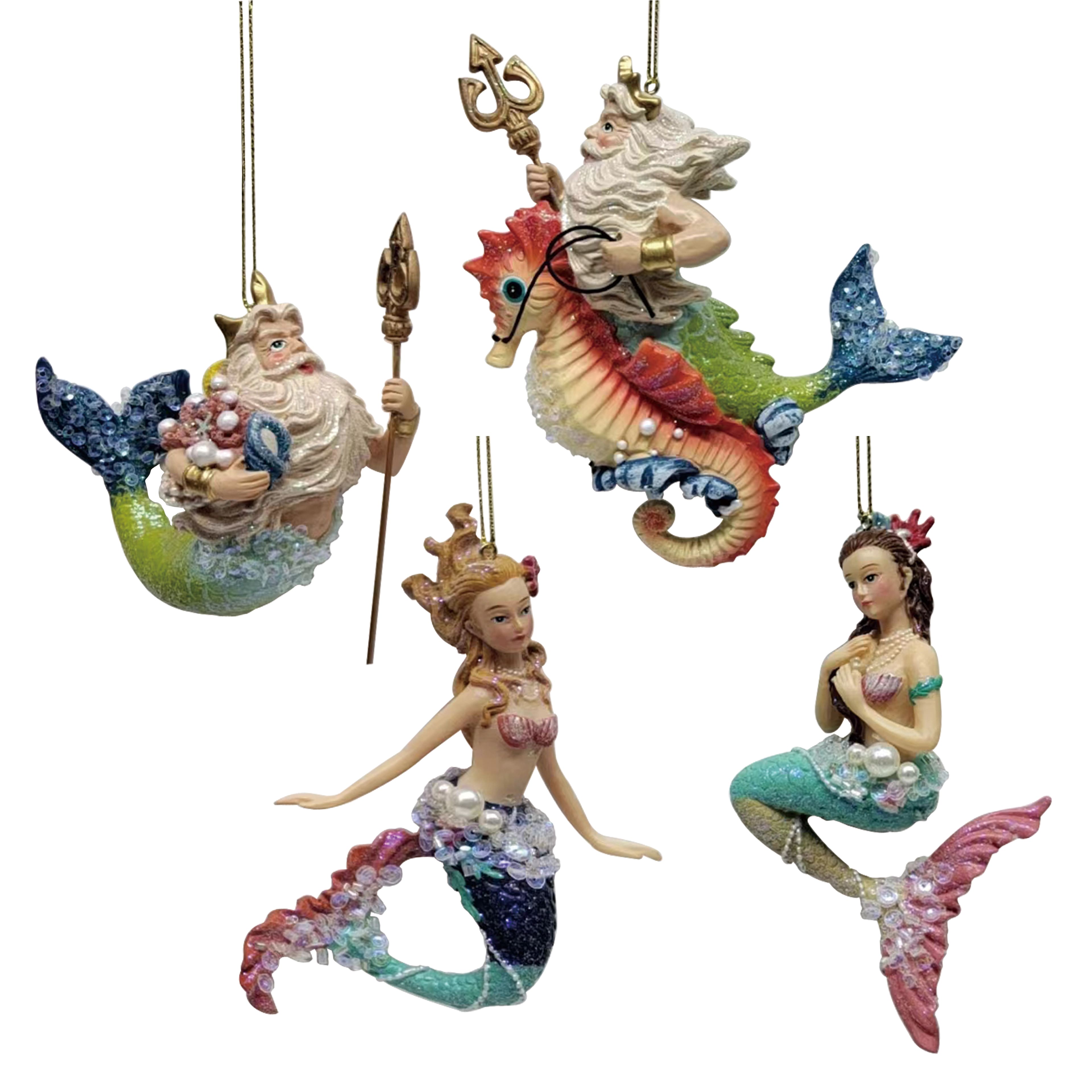 Assorted 4&#x22; Mermaid Ornament by Ashland&#xAE;, 1pc.