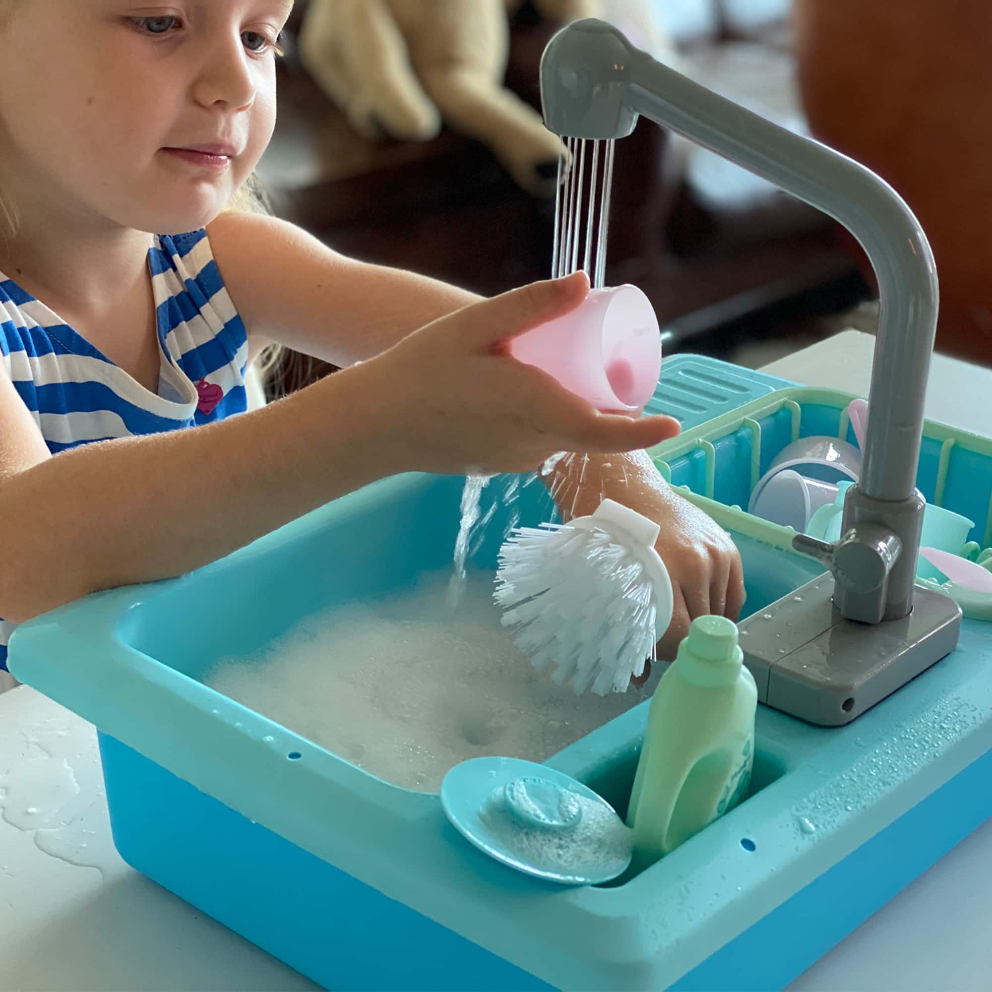 The Bubble Factory SPLASHFUN Wash-up Kitchen Sink Play Set