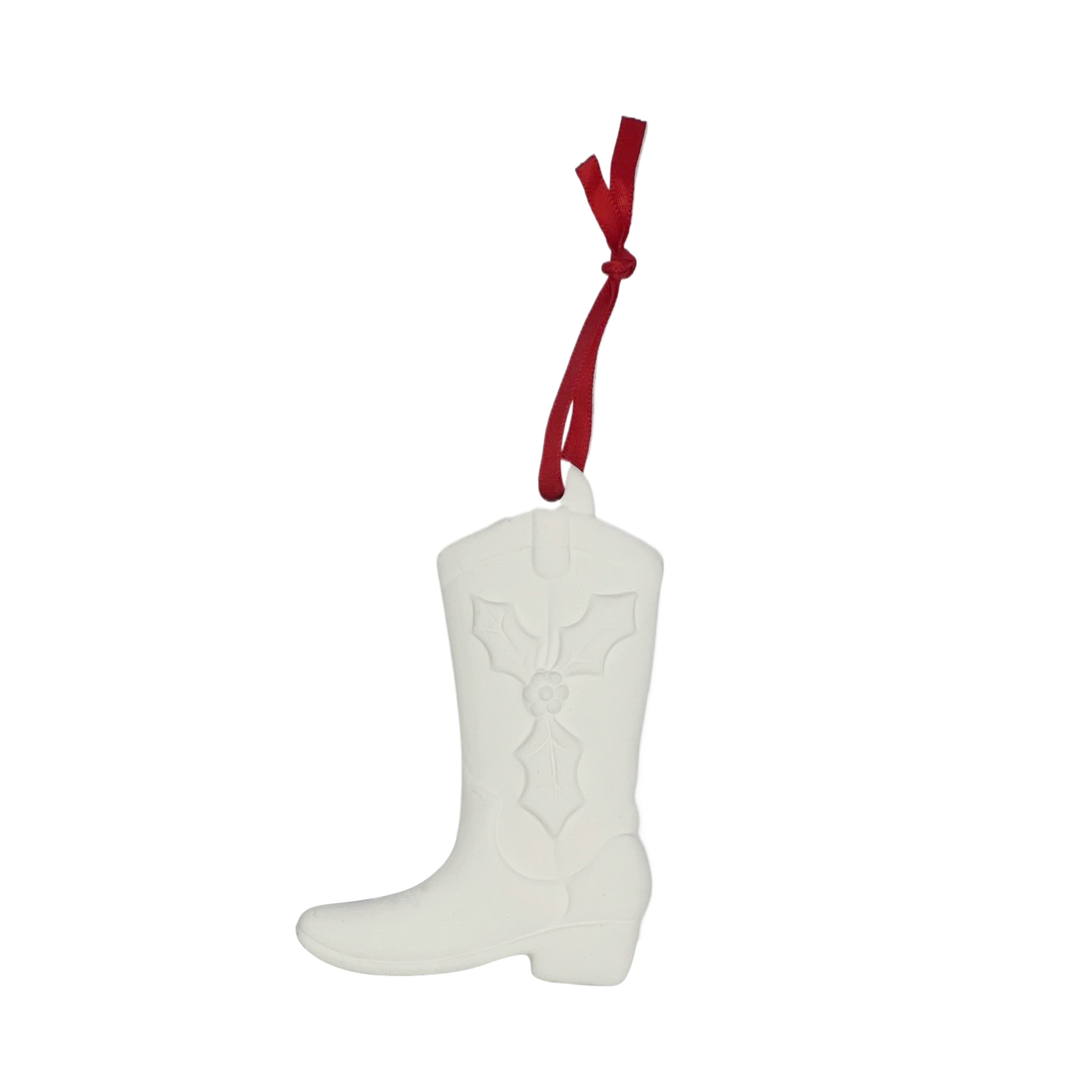 4&#x22; DIY Ceramic Cowboy Boot Ornament by Make Market&#xAE;