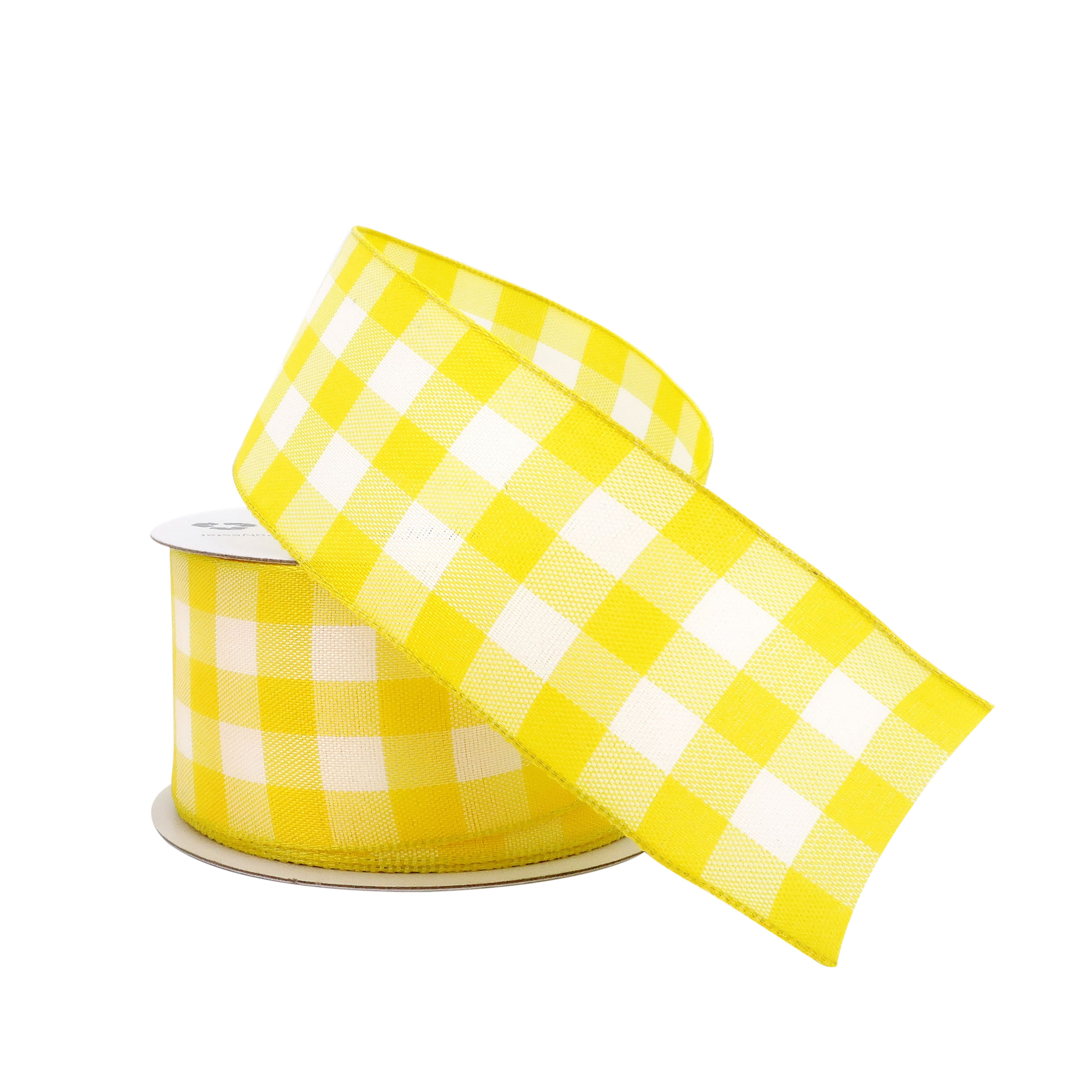 12 Pack: 1.5&#x22; x 3yd. Wired Checkered Ribbon by Celebrate It&#xAE;