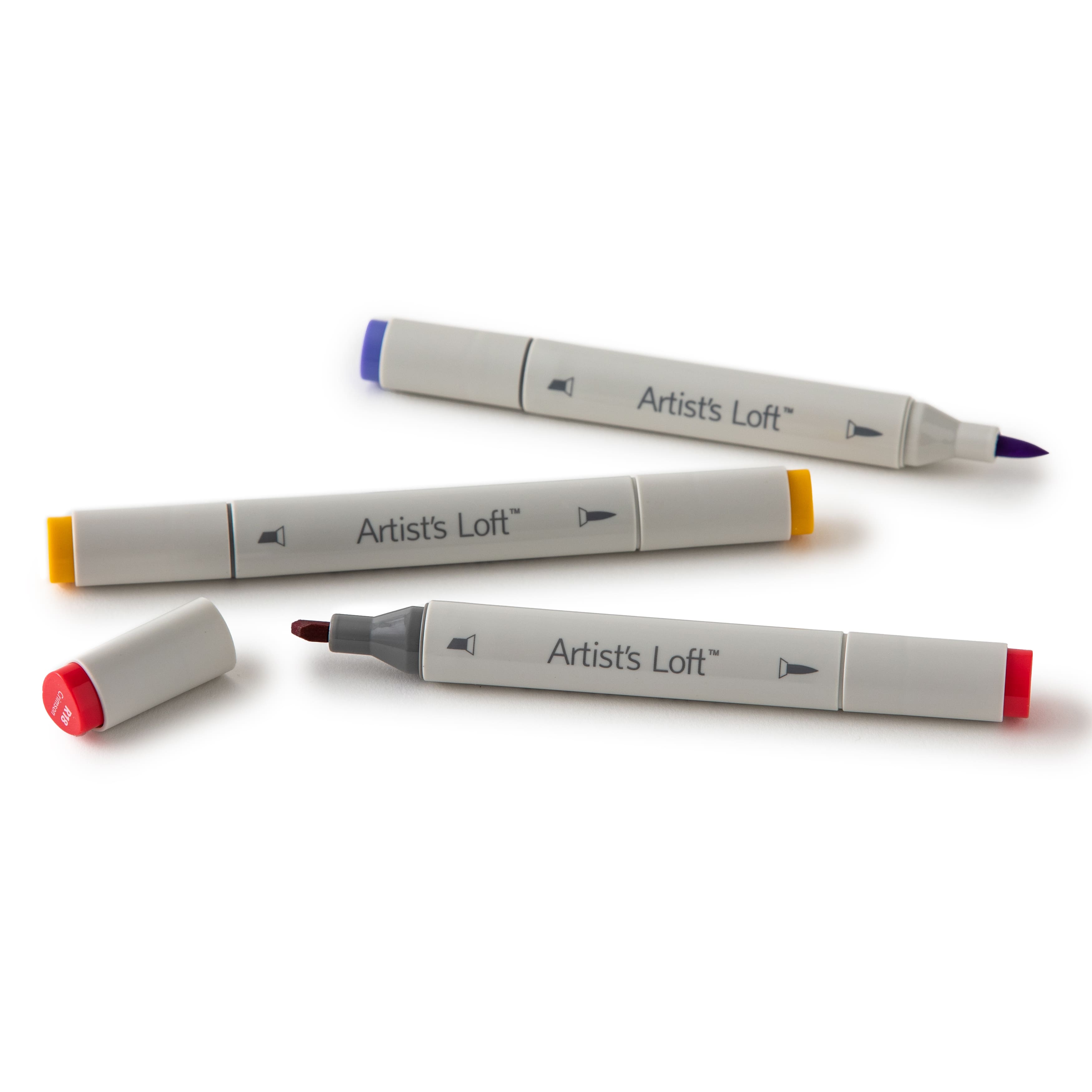 6 Packs: 6 ct. (36 total) Floral Level 2 Dual Tip Sketch Markers by Artist’s Loft™
