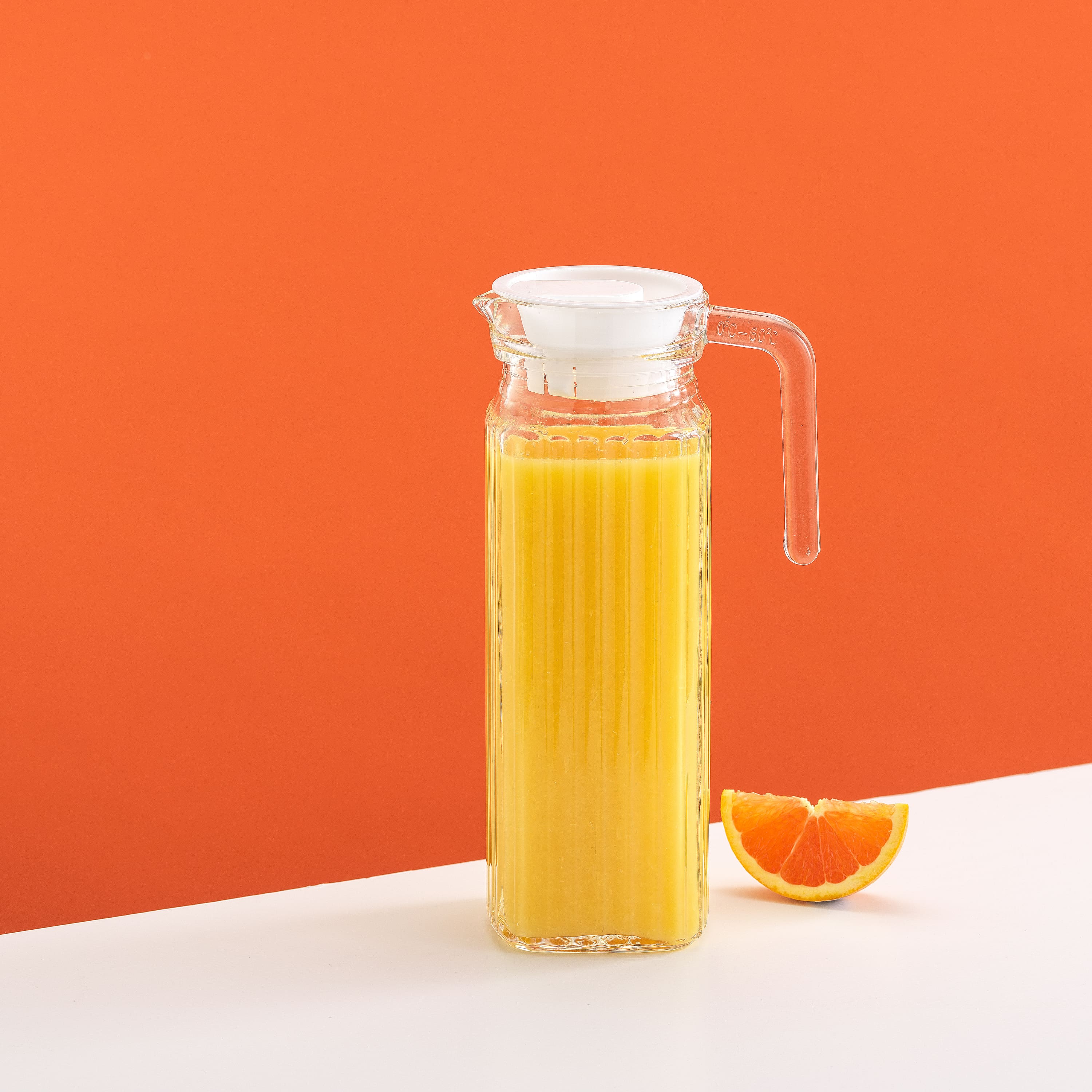 JoyJolt® 40oz. Beverage Serveware Glass Pitcher