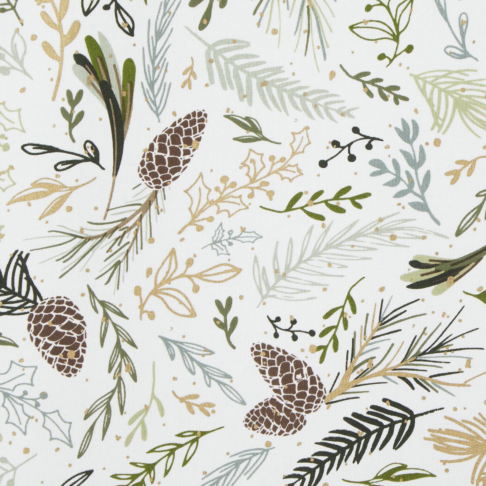 Sparkle Sprigs Printed Table Runner, 14" x 108"