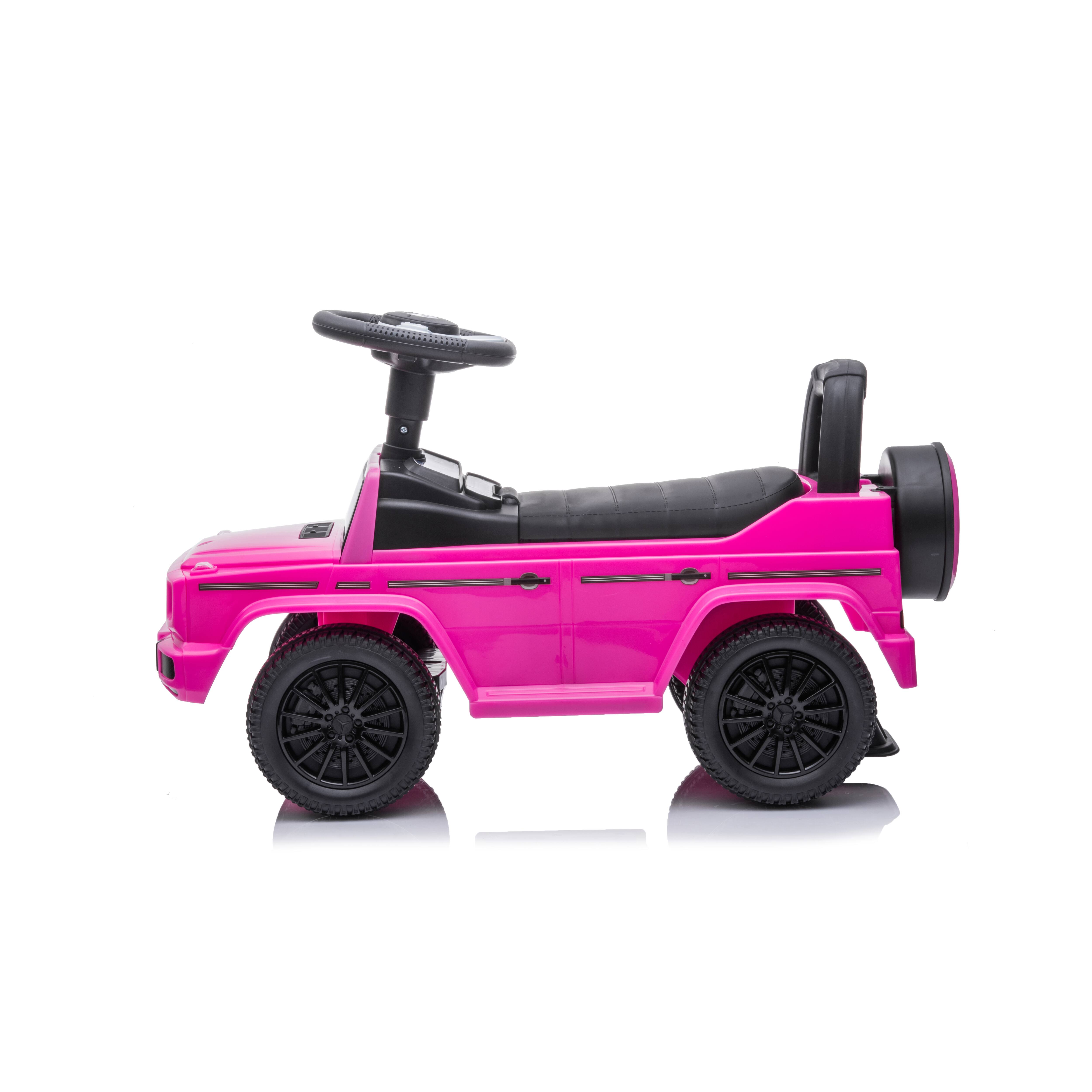 Pink mercedes deals push car