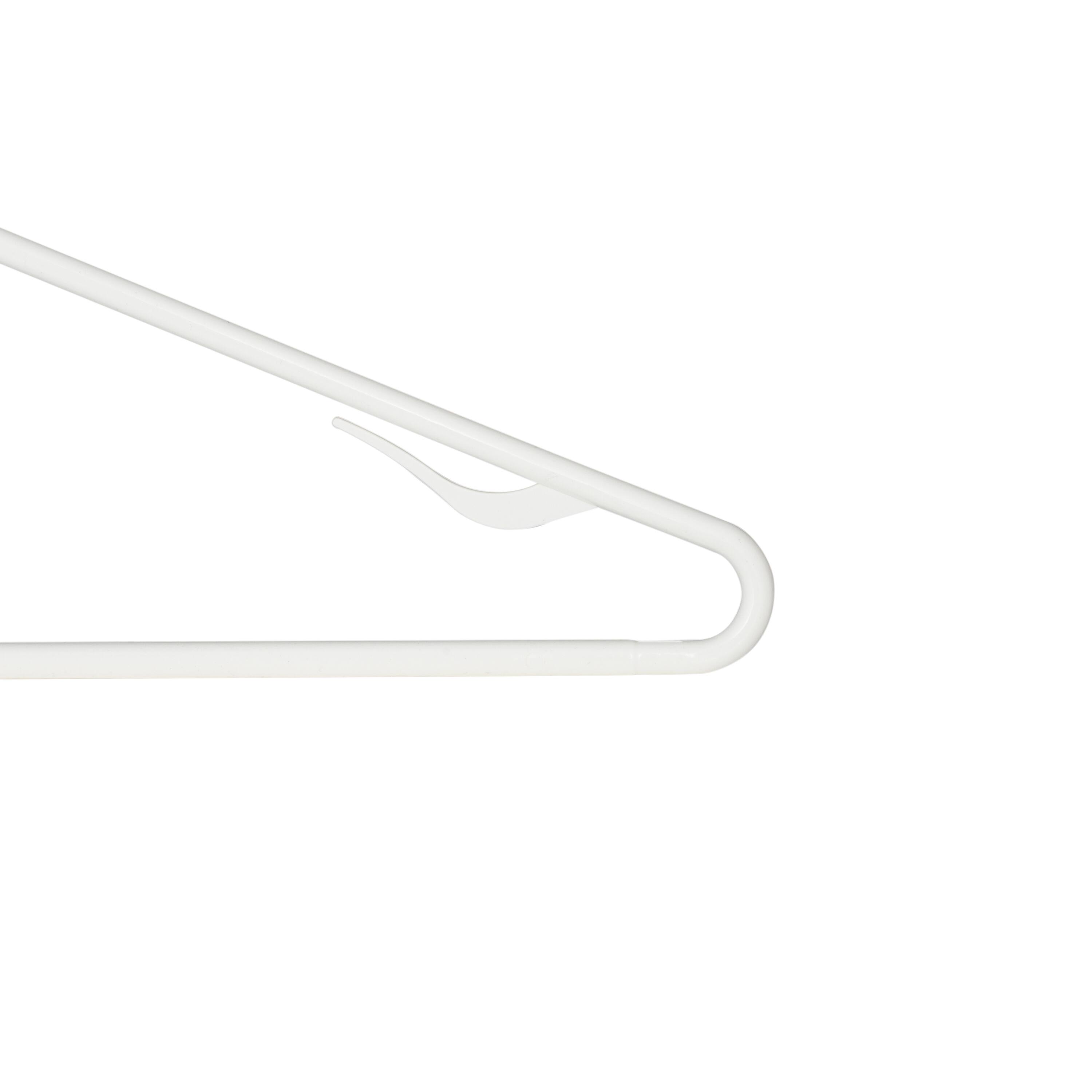 Woolite&#xAE; White Plastic Hangers, 6ct.