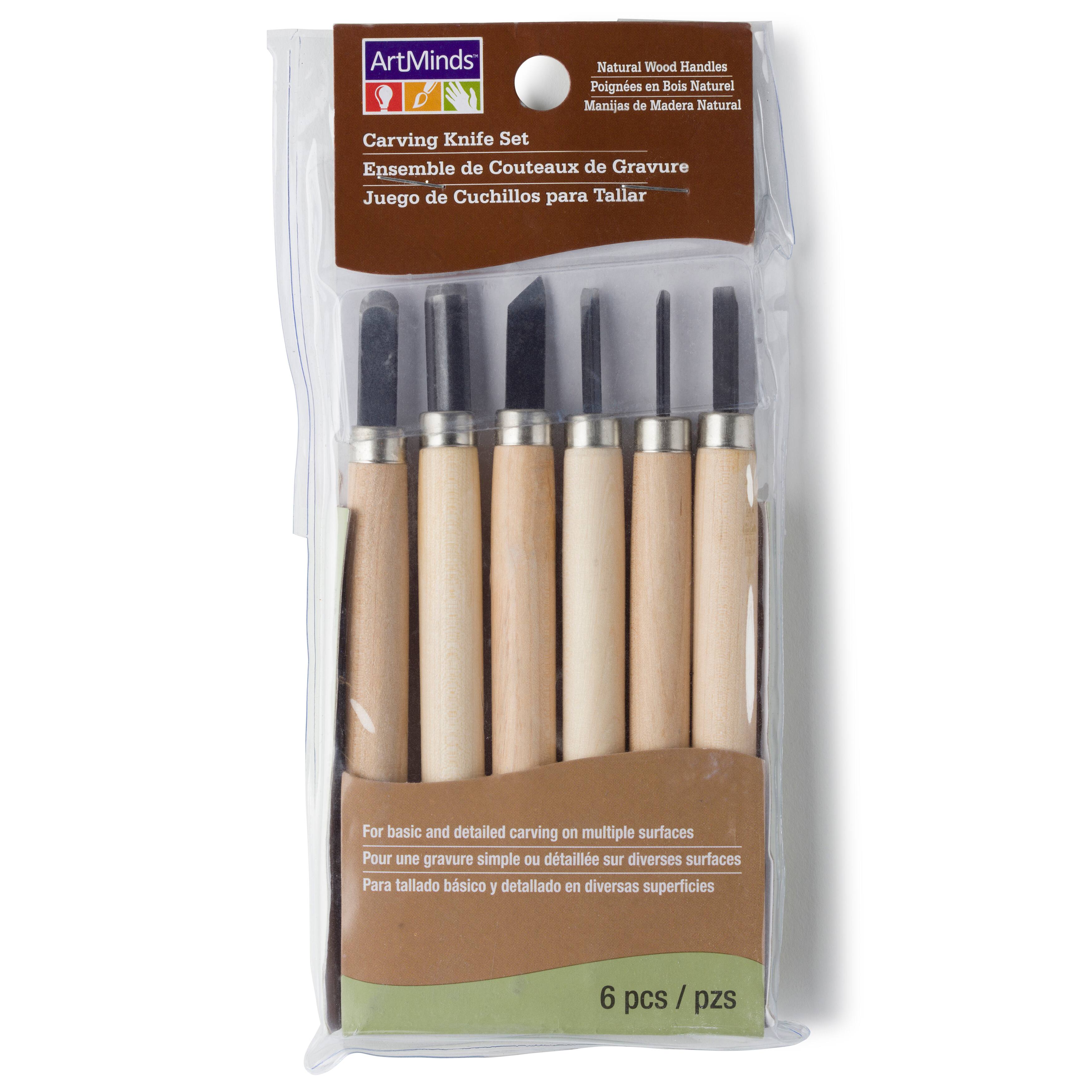 6 Packs: 6 ct. (36 total) Wood Carving Knife Set by ArtMinds&#x2122;