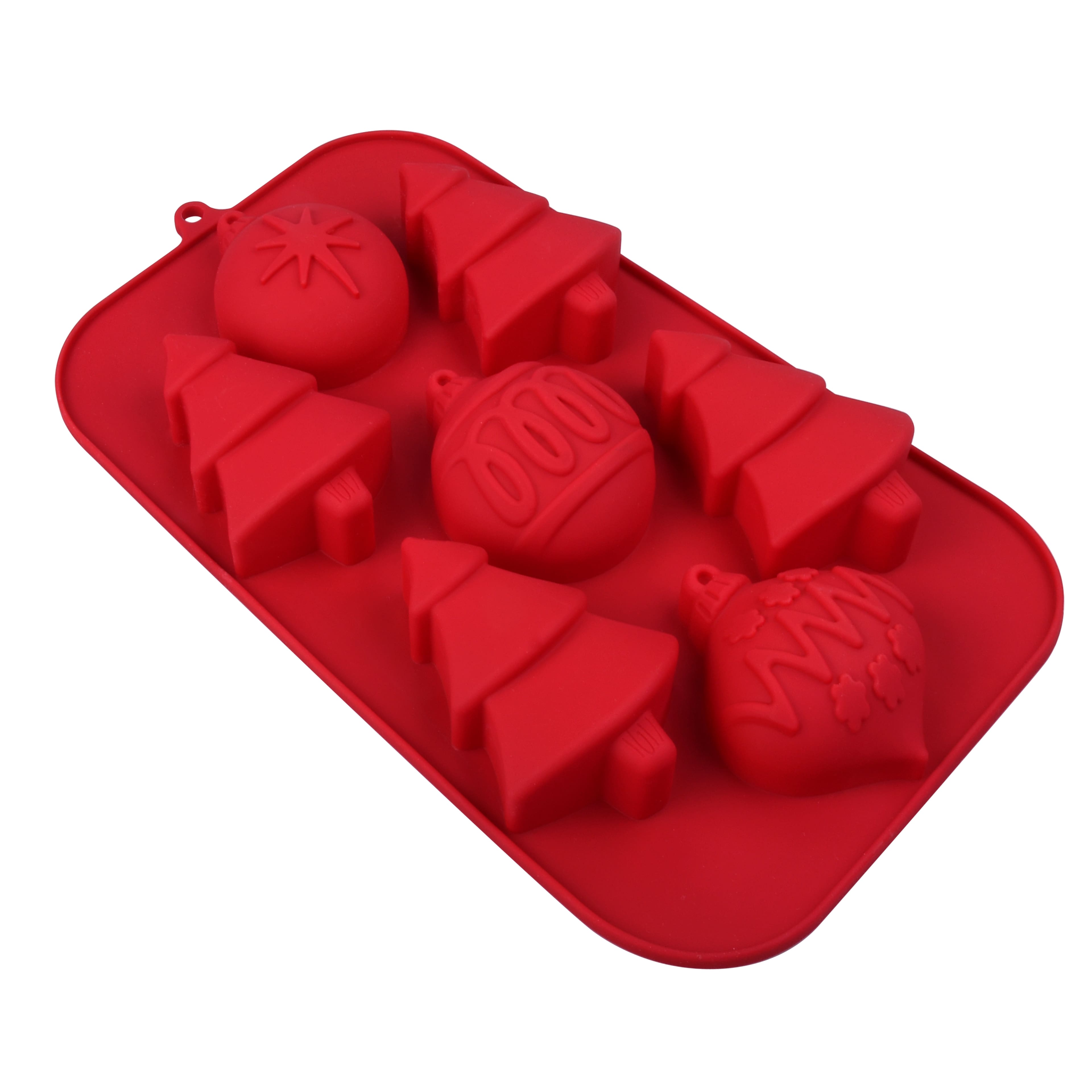 Tree &#x26; Ornament Silicone Treat Mold by Celebrate It&#xAE;