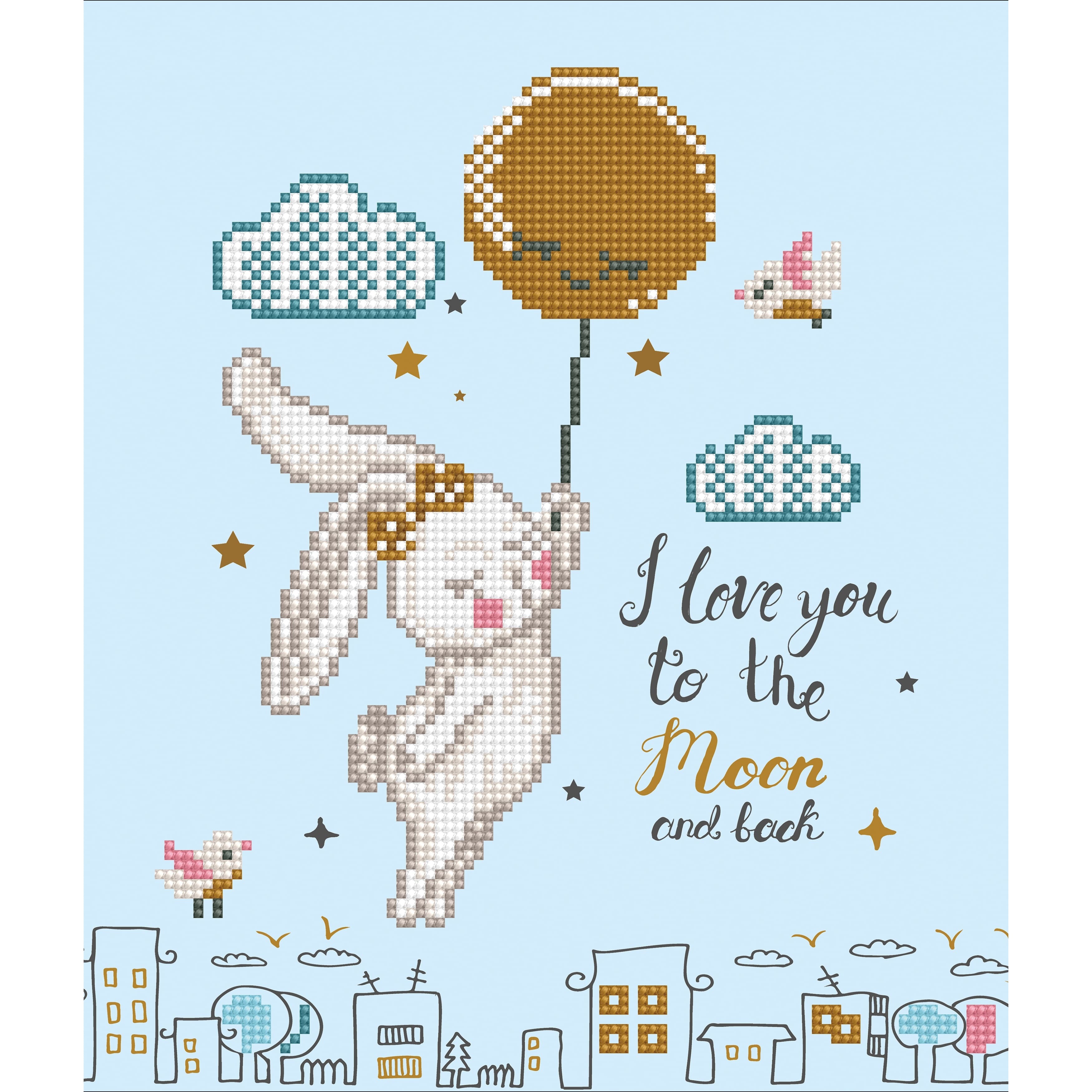 Diamond Dotz Love You To The Moon Back Diamond Embroidery Facet Art Kit Michaels