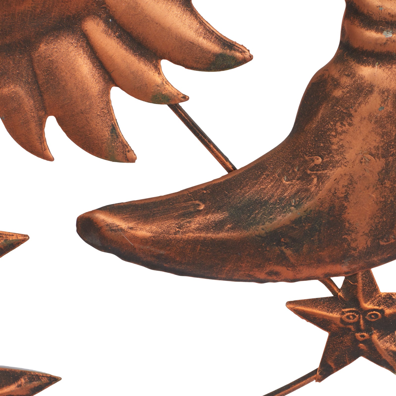 Brown Sun & Moon Rustic Metal Wall Decor