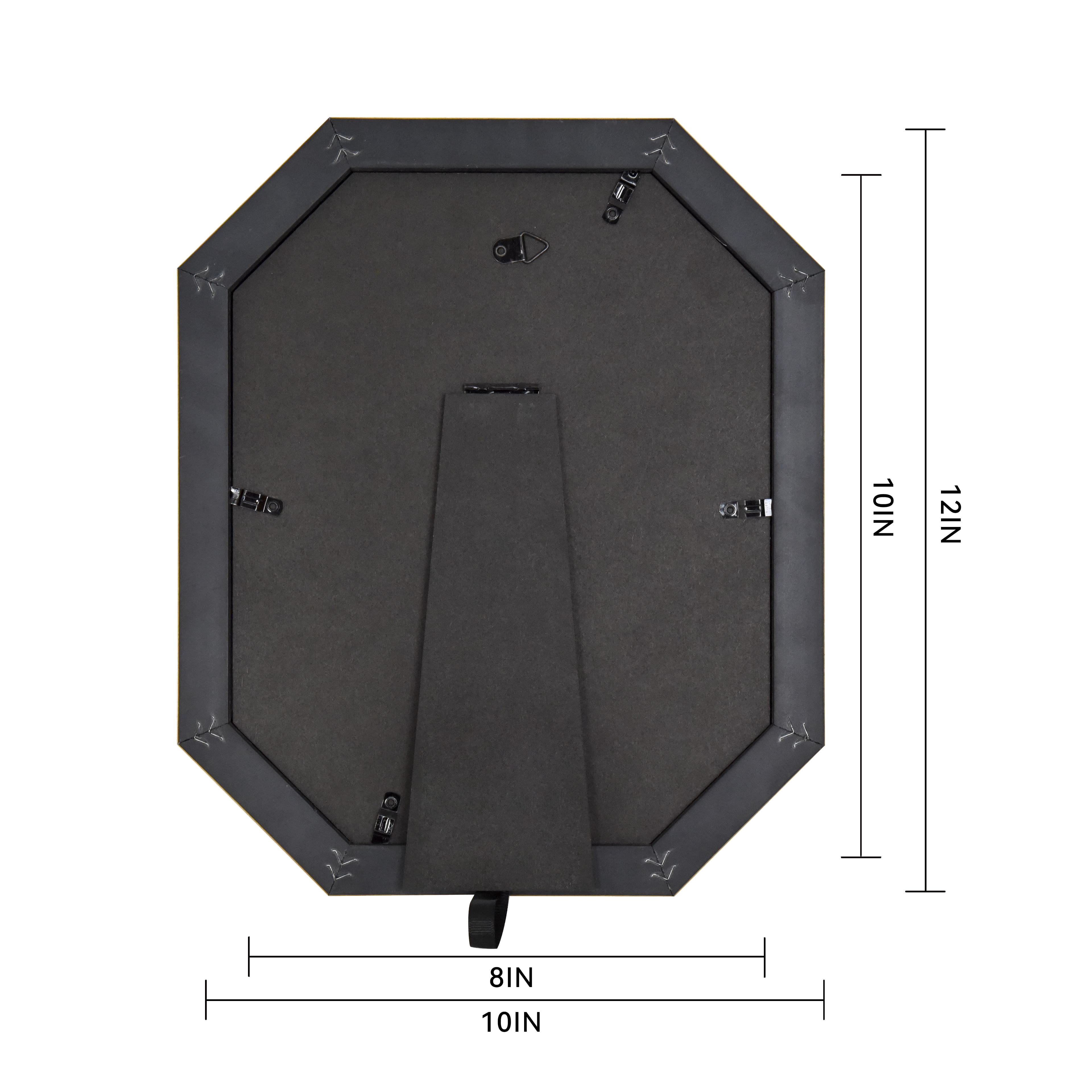 6&#x22; x 8&#x22; Gold Octagon Tabletop Frame with Mat by Studio D&#xE9;cor&#xAE; Treasured Finds