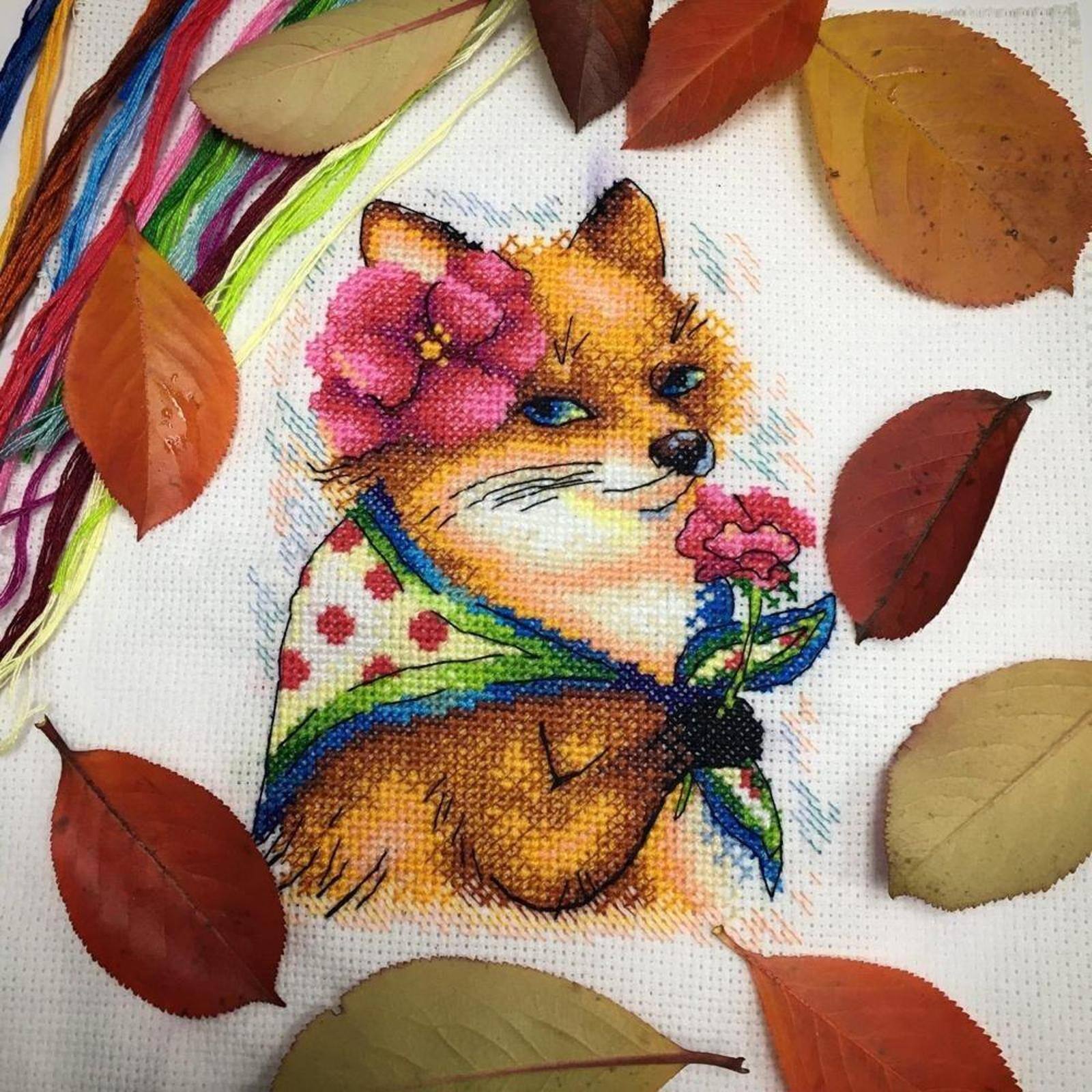 MP Studia Beautiful Fox Cross Stitch Kit