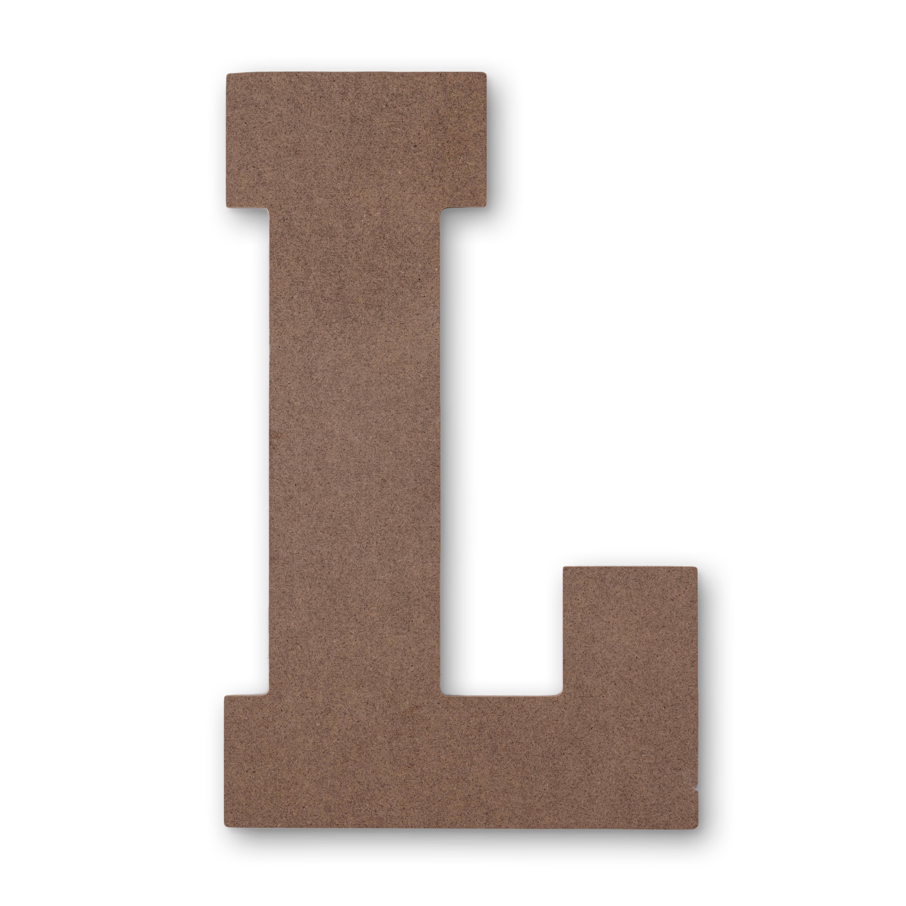 10.5 Wood Letter by Make Market | Alphabet L | 10.5 in