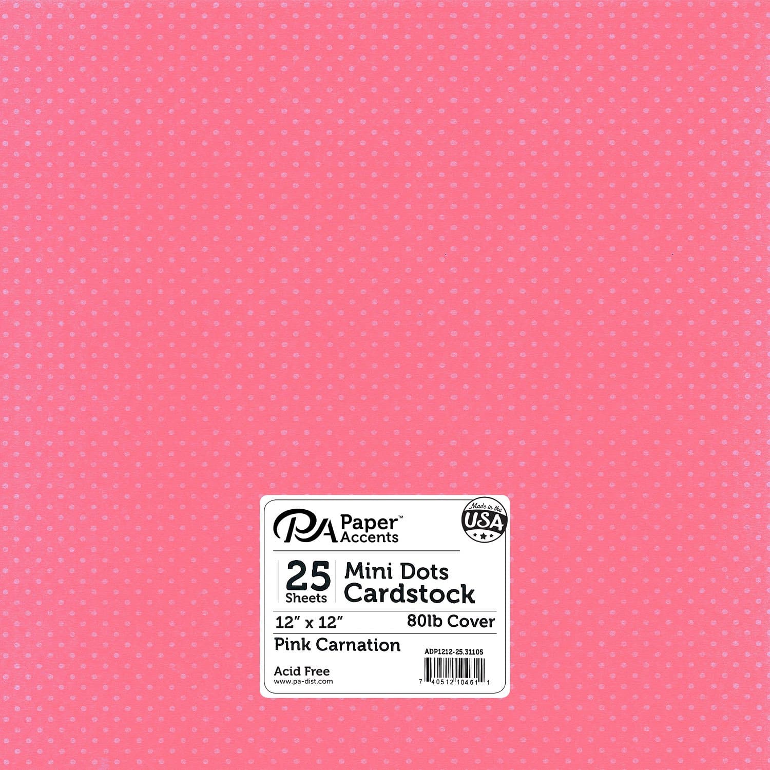 PA Paper Accents Canvas Cardstock 8.5 x 11 Brown Eyes, 80lb