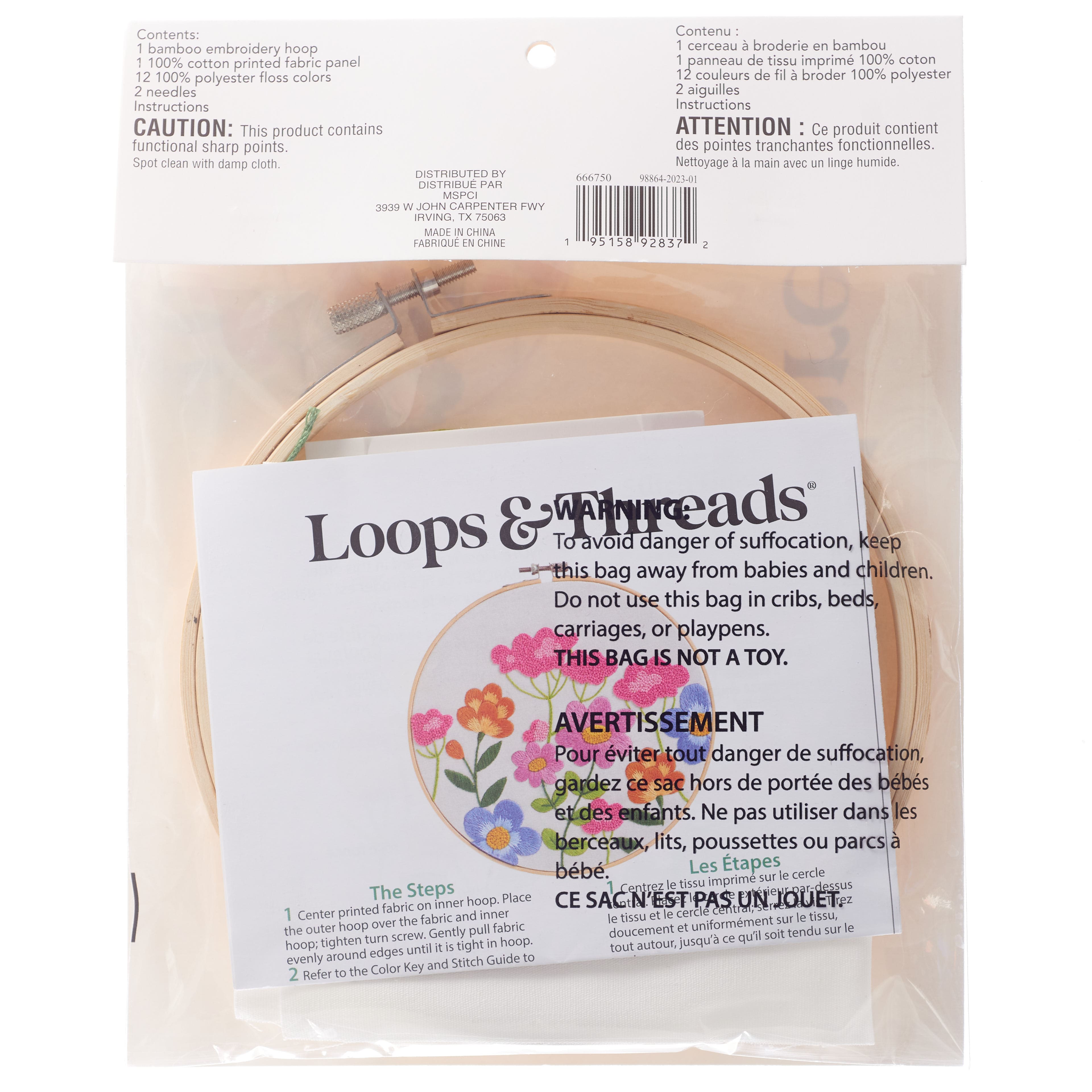 6" Garden Fresh Embroidery Kit by Loops & Threads®