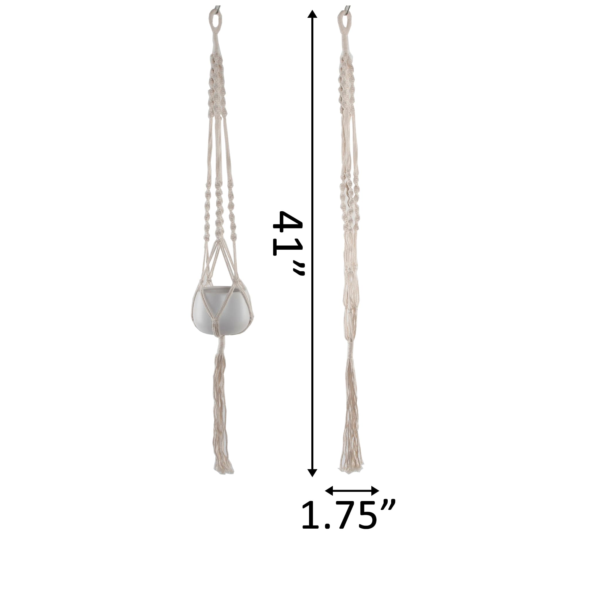 Flora Bunda® 41" Hanging Macramé Planter Hanger
