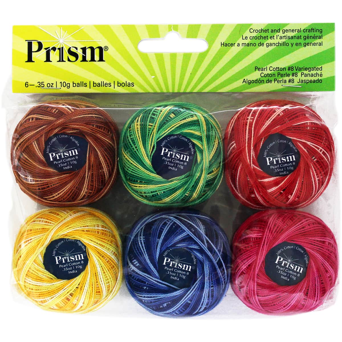 DMC® Prism® Size 8 Variegated Pearl Cotton Balls, 35oz.