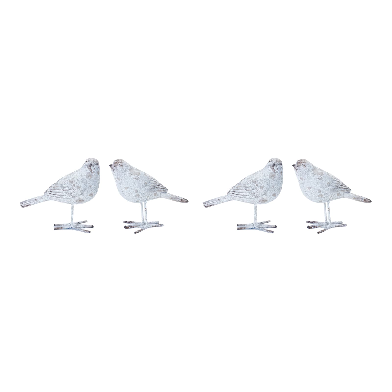5.5&#x22; Weathered Bird Figurine Set