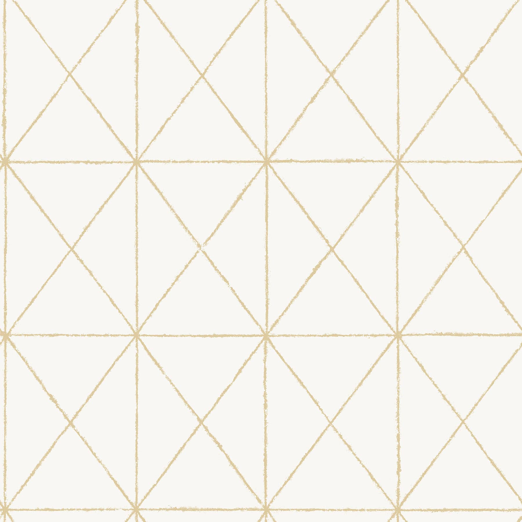 Wallpops White & Gold Get In Line Peel & Stick Wallpaper