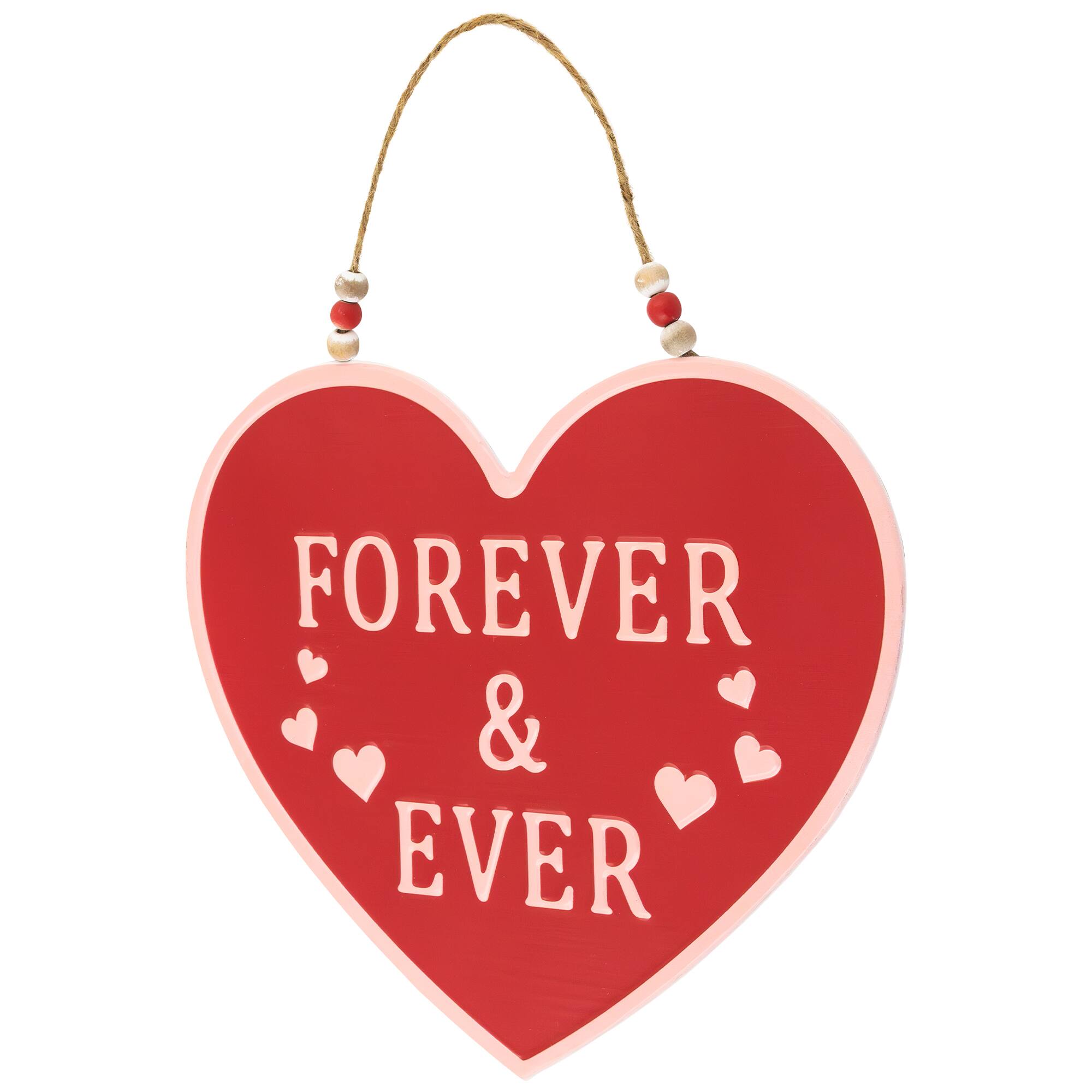 13.75" Forever & Ever Valentine's Day Wall Decoration