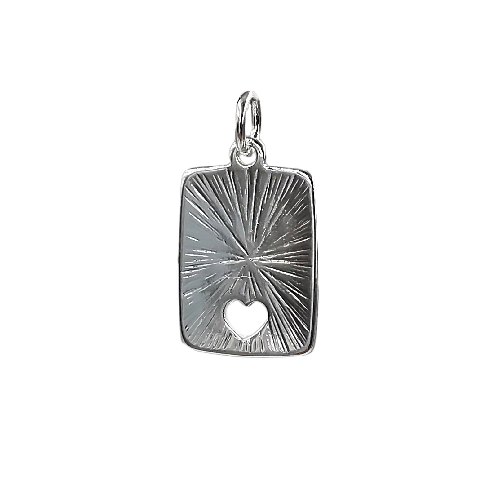 Charmalong™ Silver Plated For God So Loved the World Charm by Bead Landing™