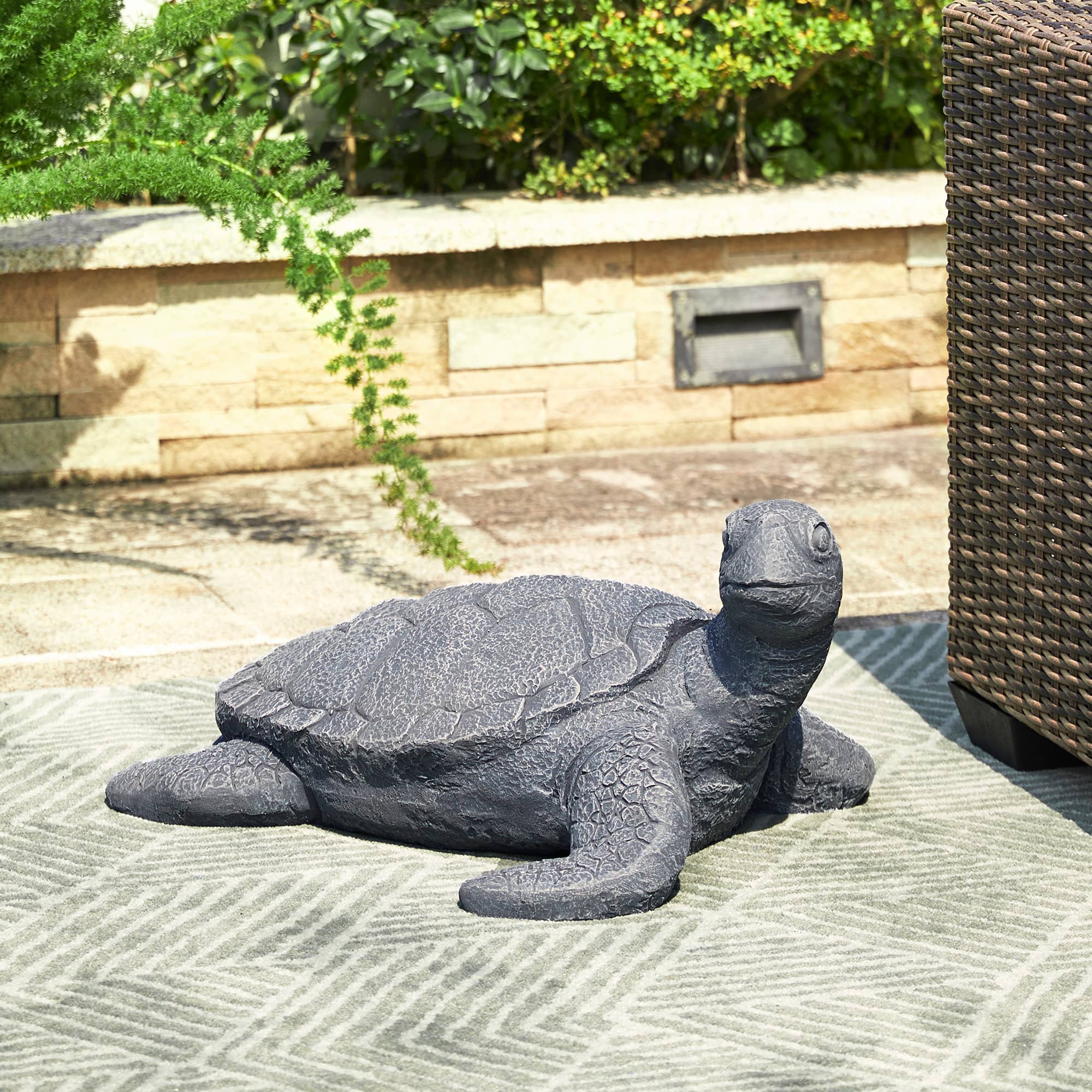 Glitzhome&#xAE; 22.7&#x22; Turtle Garden Statue