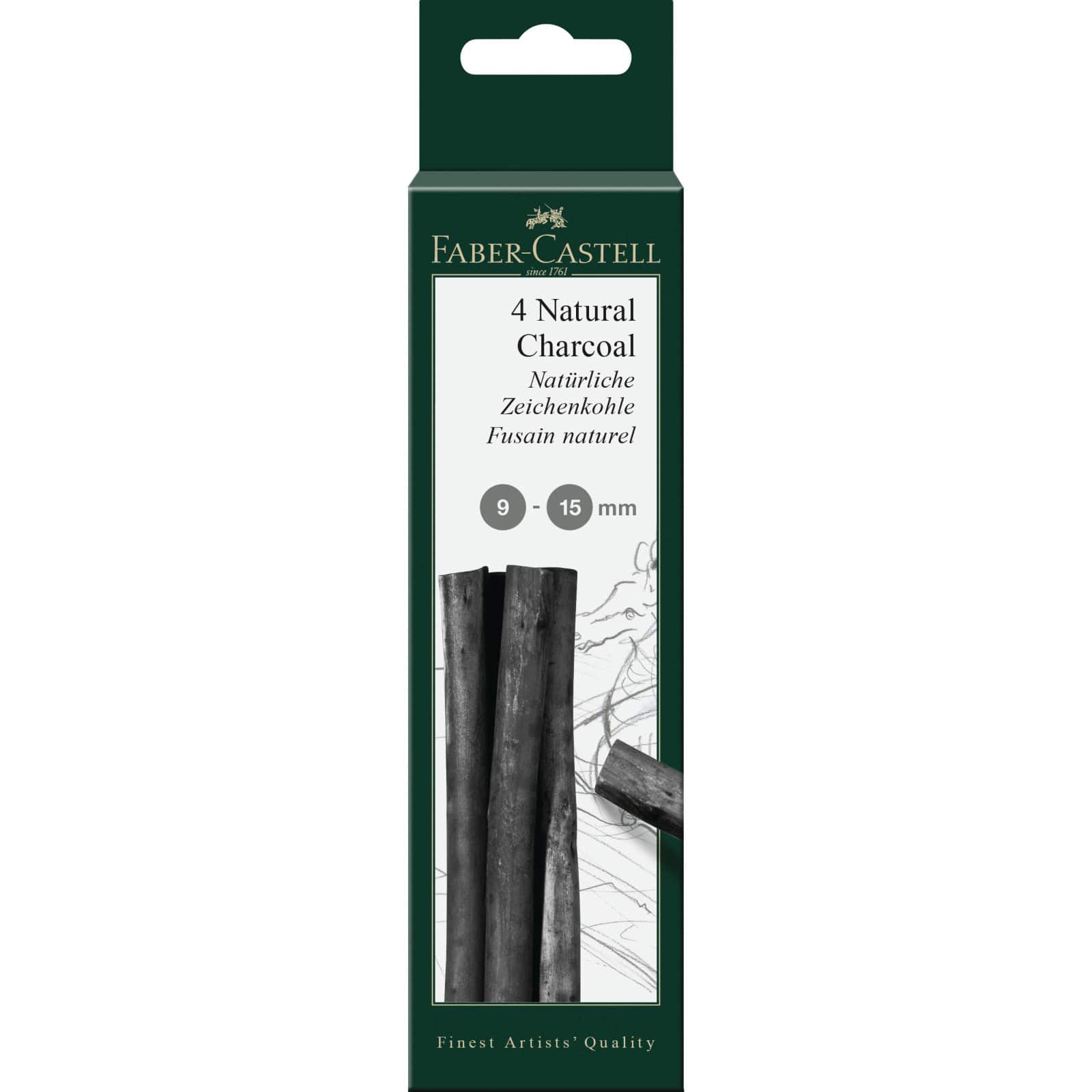 Faber-Castell&#xAE; Pitt&#xAE; 4-Piece Natural Willow Charcoal