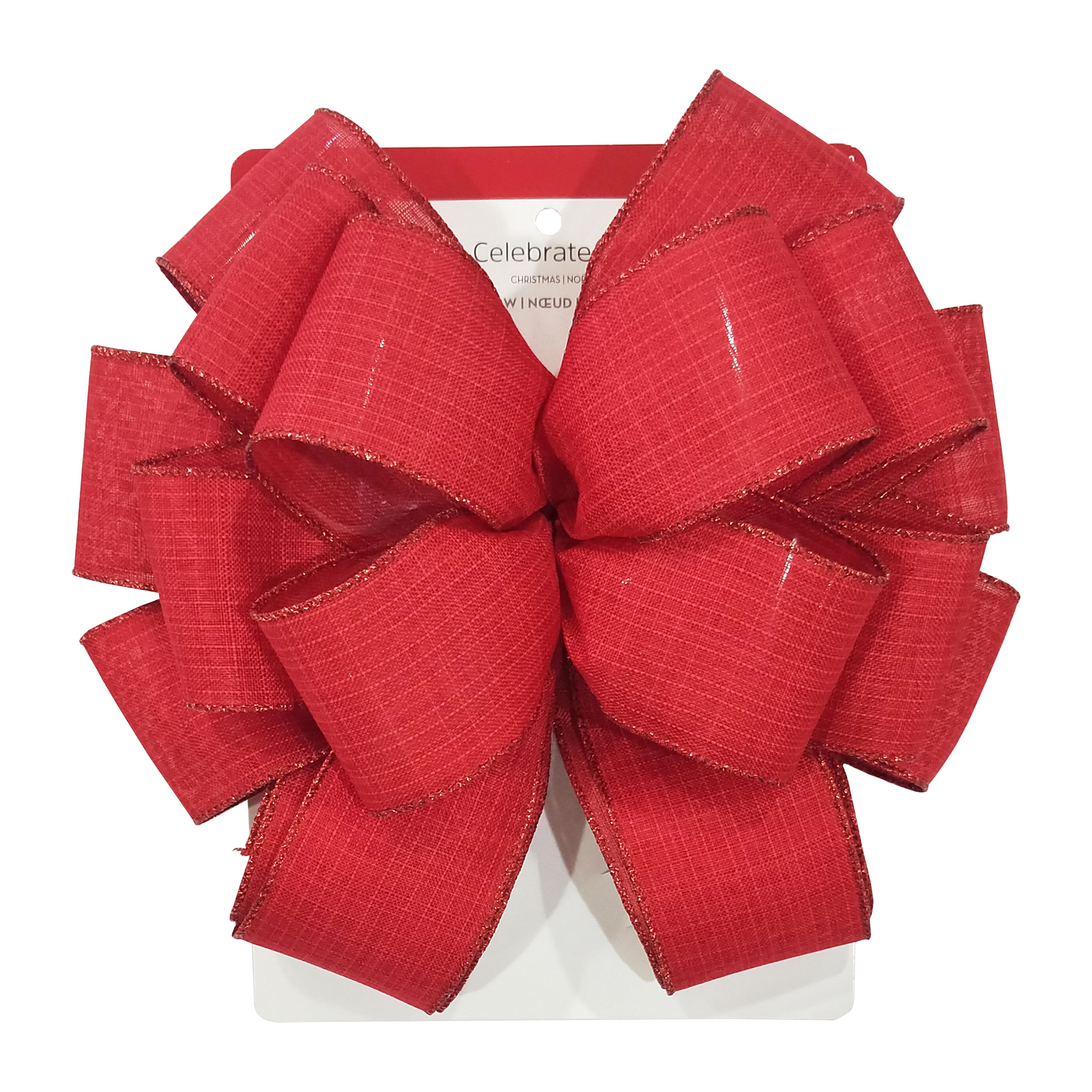 5.75 Red Lacquer Gift Bow by Celebrate It™