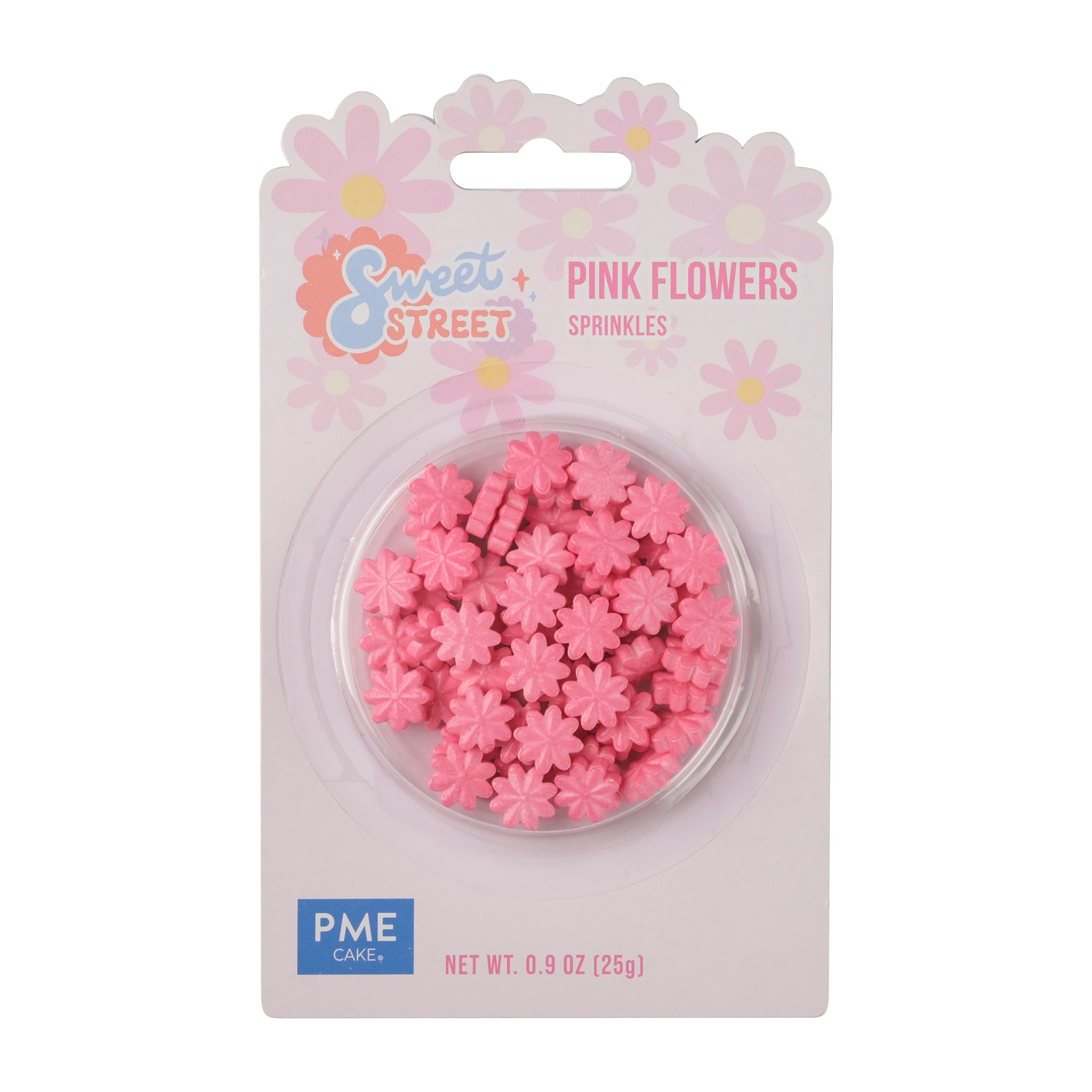 PME Cake Sweet Street&#xAE; Pink Flowers Sprinkles