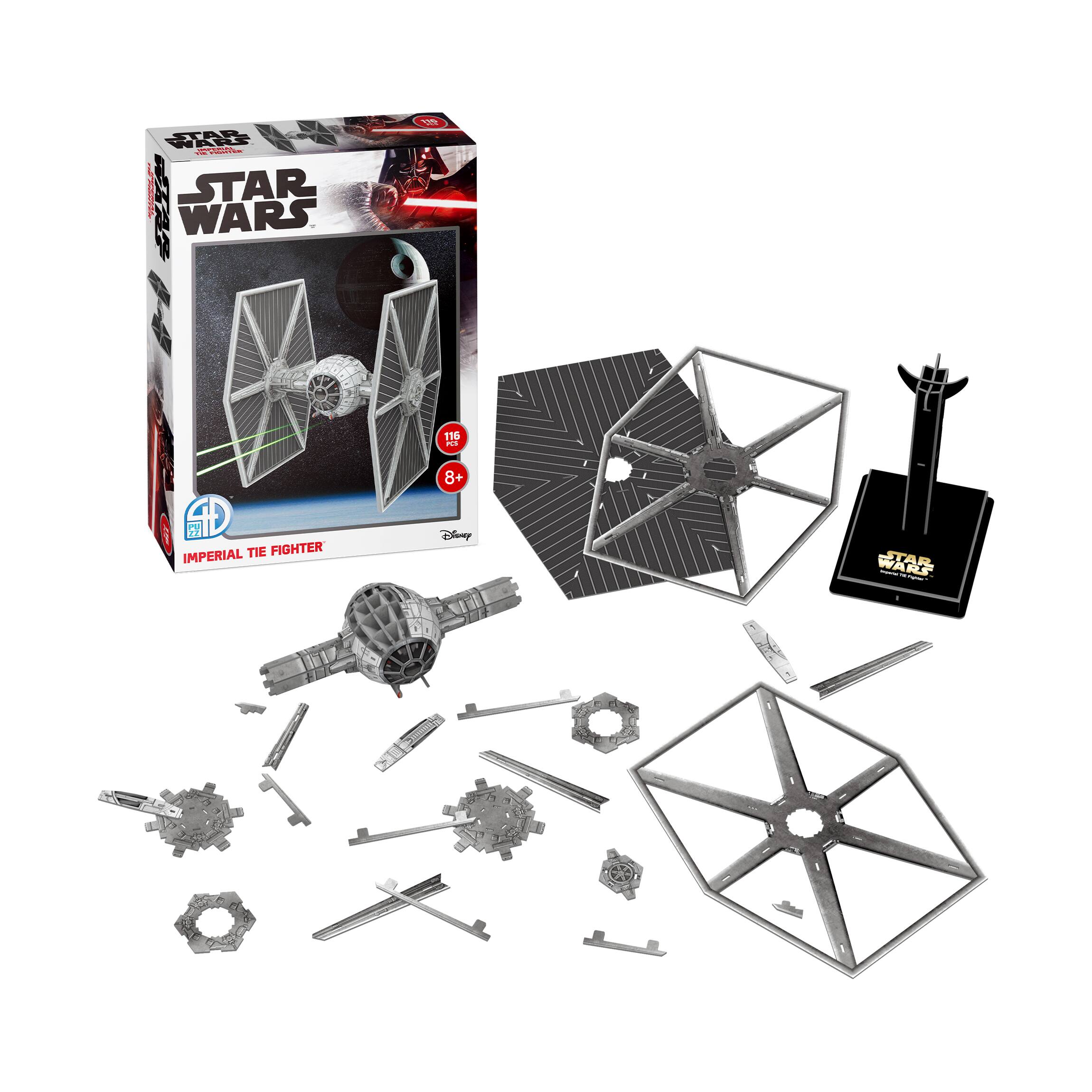 Star Wars - Imperial TIE Fighter Paper Model Kit: 116 Pcs