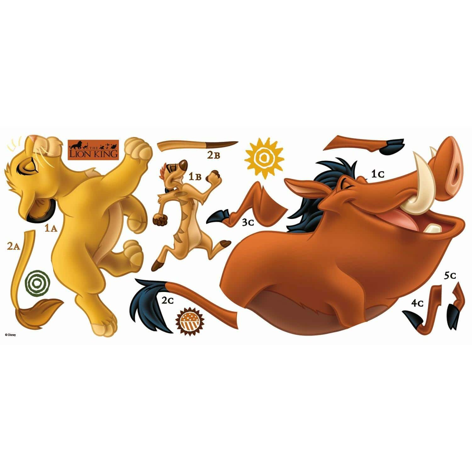 RoomMates Disney&#xAE; The Lion King Peel &#x26; Stick Giant Wall Decals