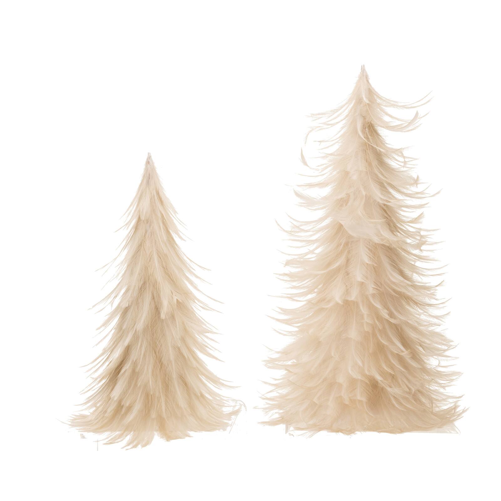 Hello Honey&#xAE; Cream Decorative Feather Tree Set