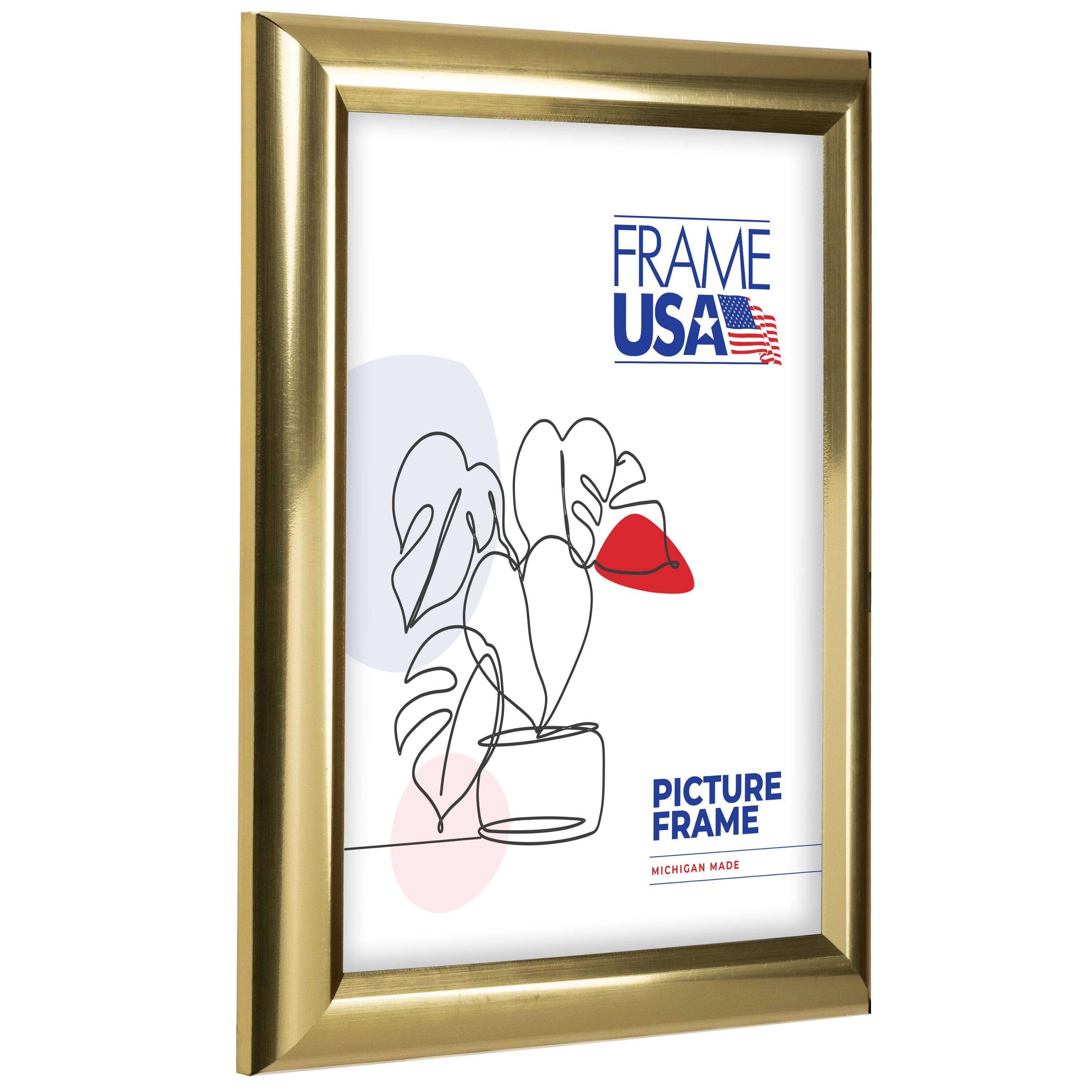 Frame USA Deluxe Poster Gold Single Image Picture Frame