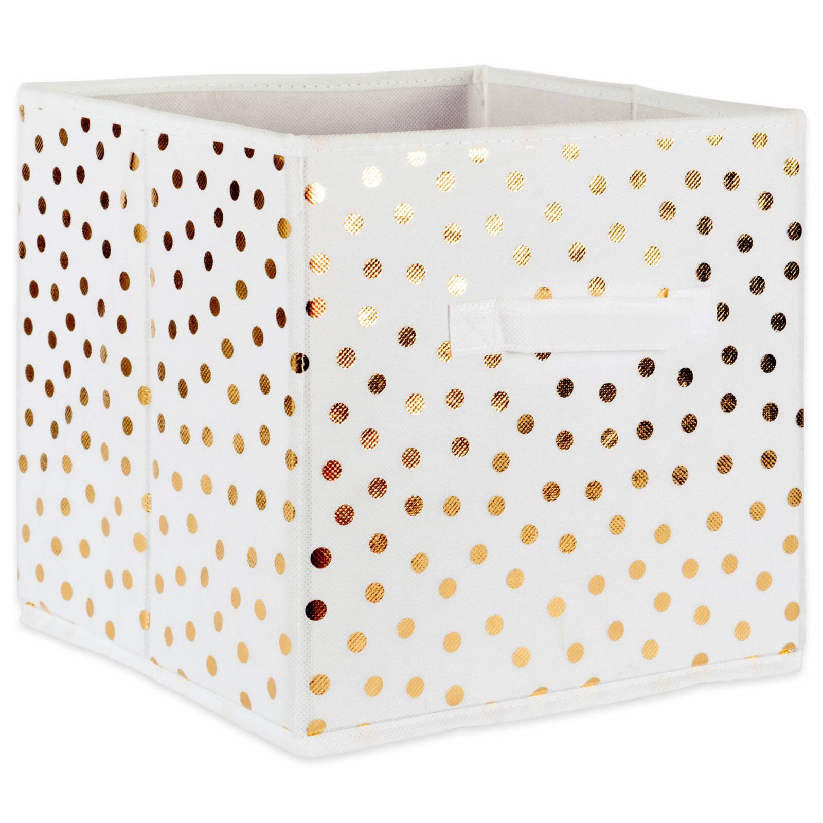 DII&#xAE; 13&#x22; Nonwoven Polyester Small Dots Storage Cubes, 2ct.