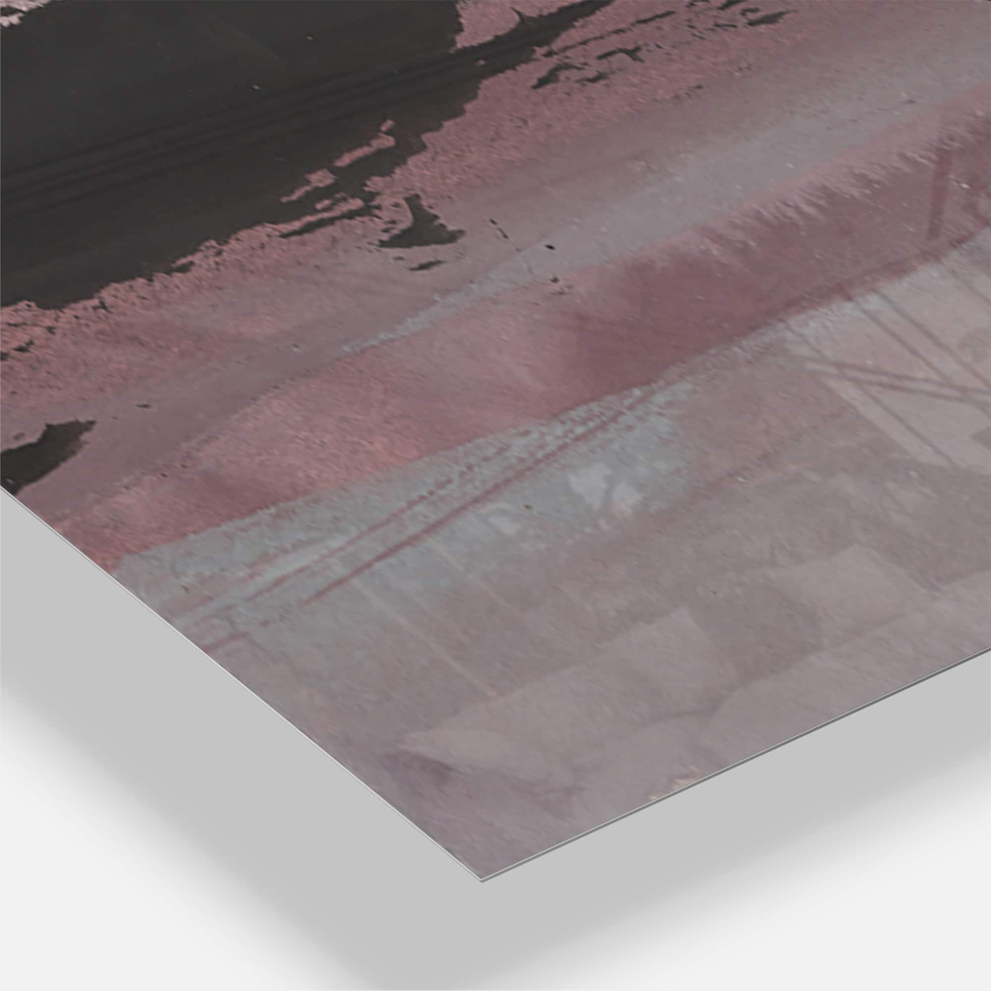 Designart 'Purple Glam Storm Ii Modern Multipanel Wall Clock