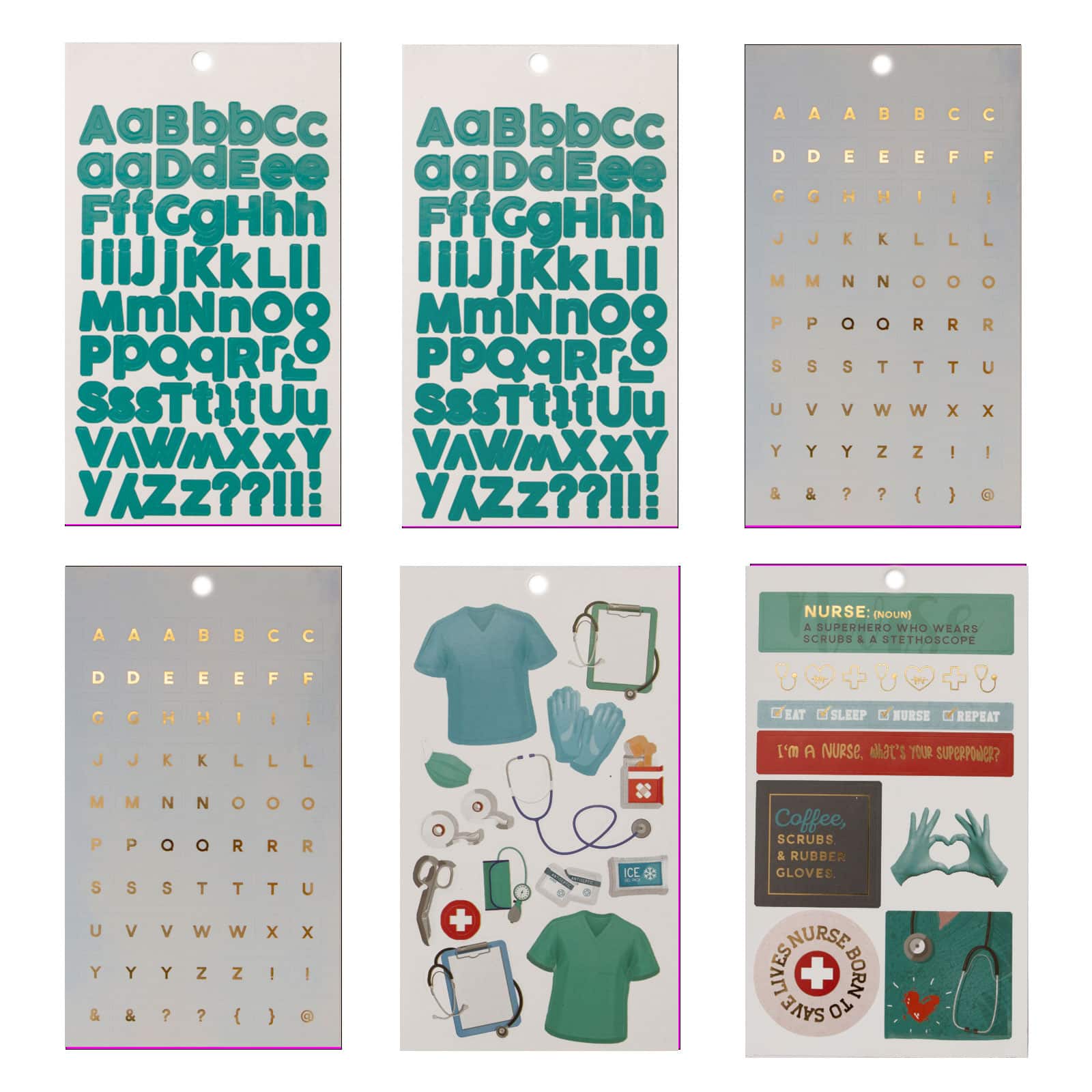 12 Pack: Nurse Stickers by Recollections™