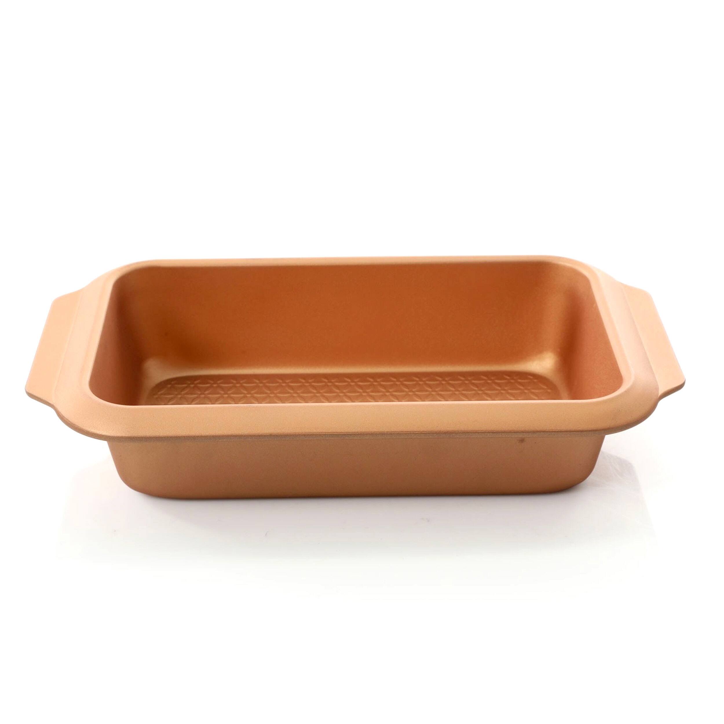 Gibson Home Richmound Copper 4-Piece Nonstick Heavy Gauge Steel Bakeware Set
