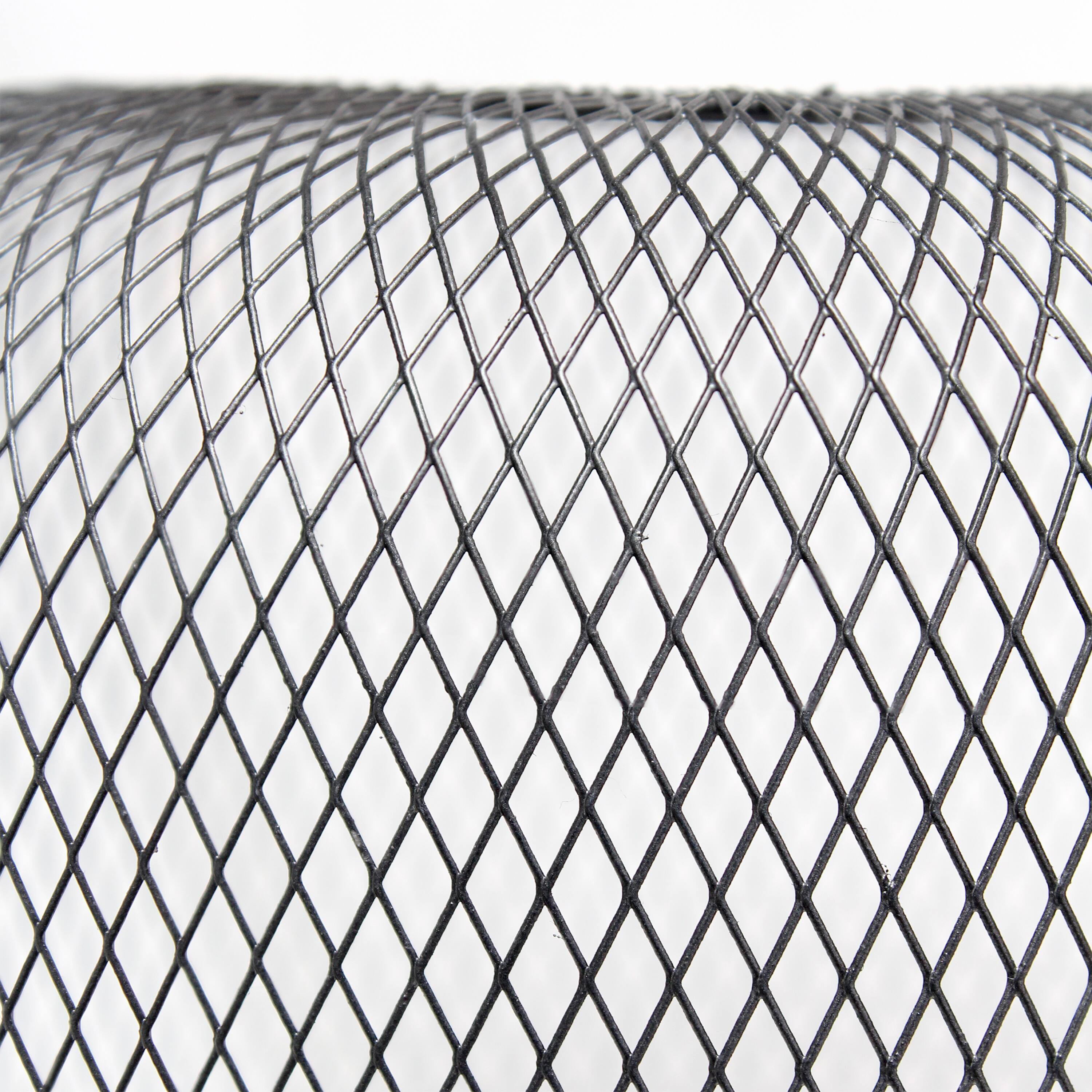 Simple Designs 12" Metal Mesh Industrial Table Lamp